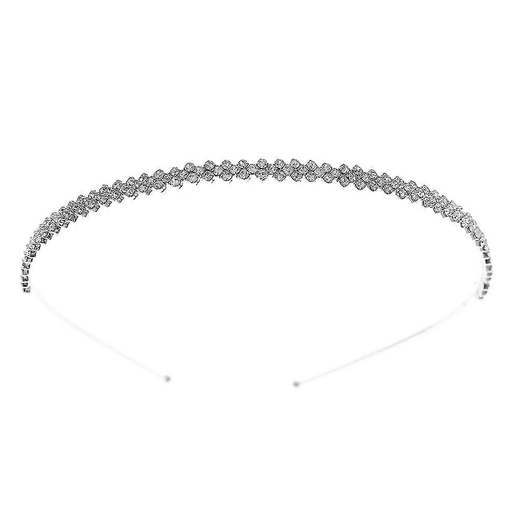Here's an **elegant product description** for your Silver Rhinestone Headband:
✨ **Elegant Silver Rhinestone Headband for Women** ✨
Add a touch