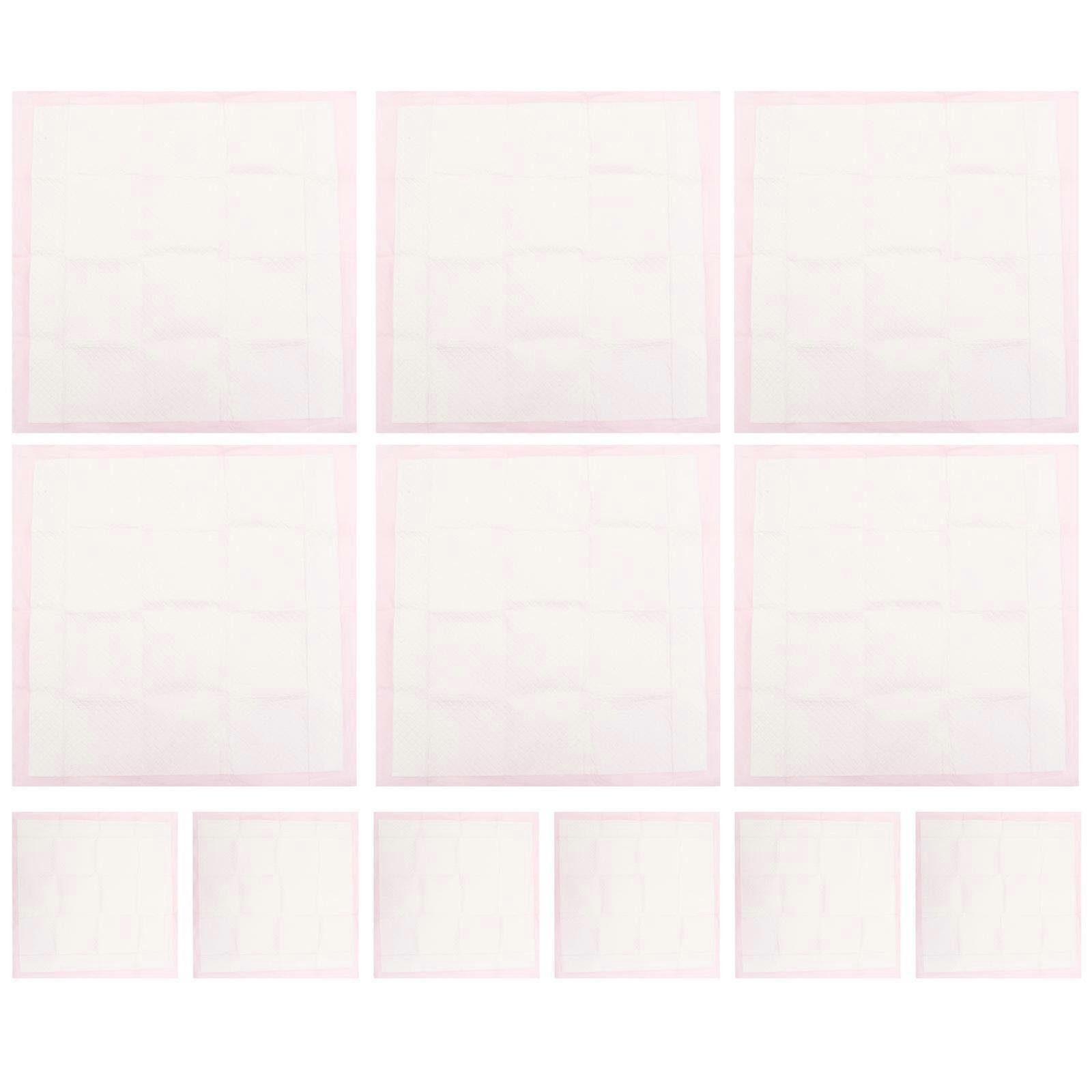 רפידות אימון לחיות מחמד סופג עמיד בפני דליפות חד פעמי לחיות מחמד ציוד ורוד 60x60 ס"מ 40 יחידות