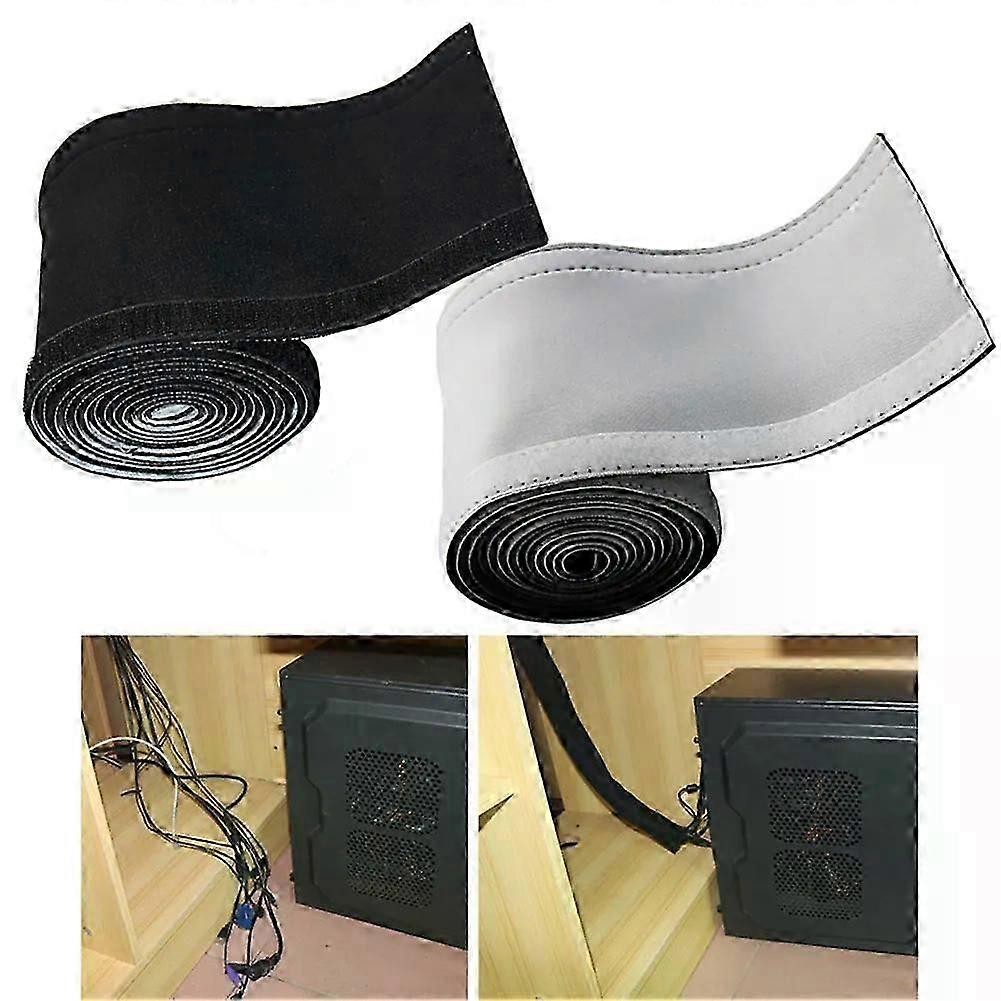 1/15/3 M Cable Management Sleeve Flexible Neoprene Wrap Wire Cord Hider Cover Organizer Anti-scalding Protective Casing