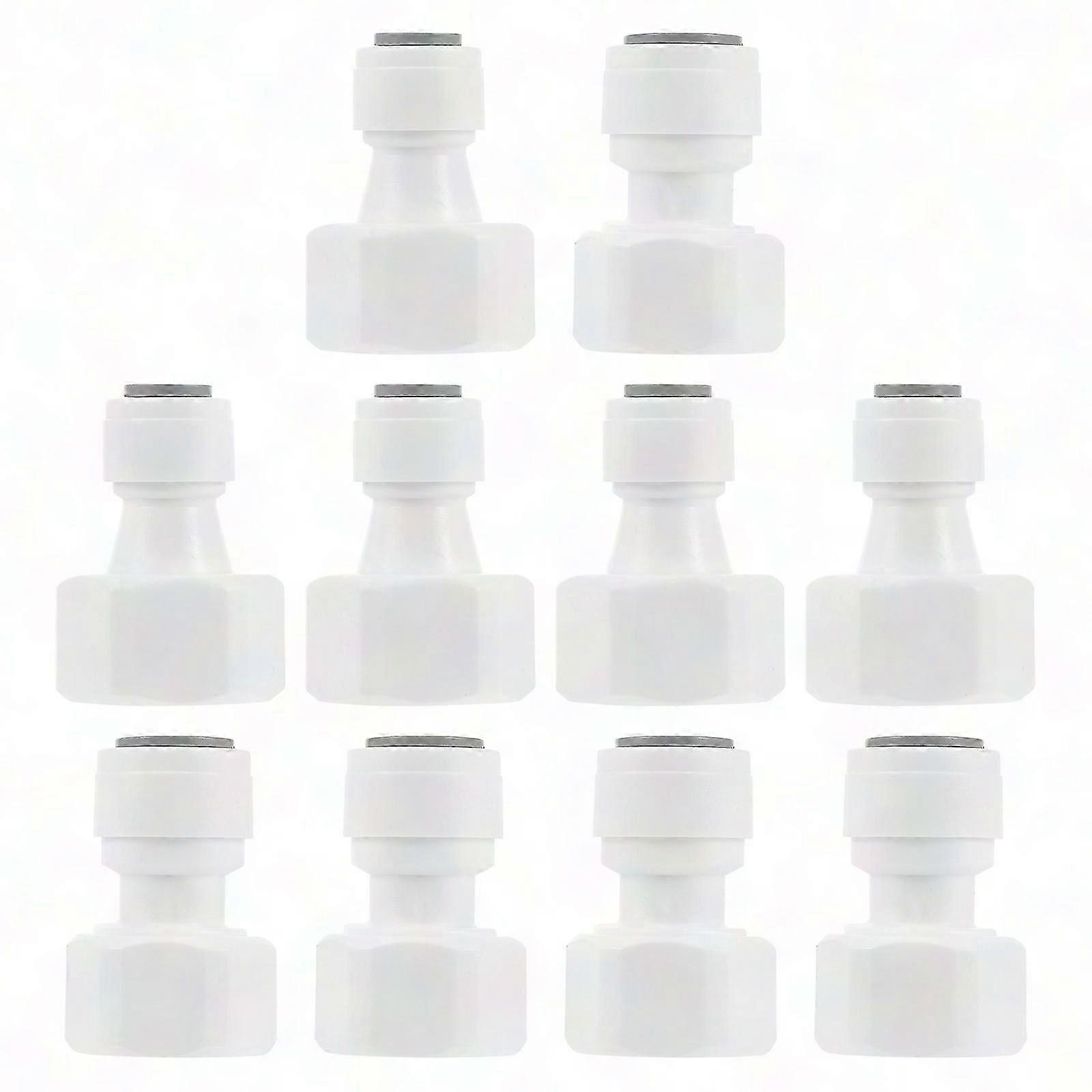 10 PCS Hose Quick Connector POM Water Pipe Fitting for Purifiers