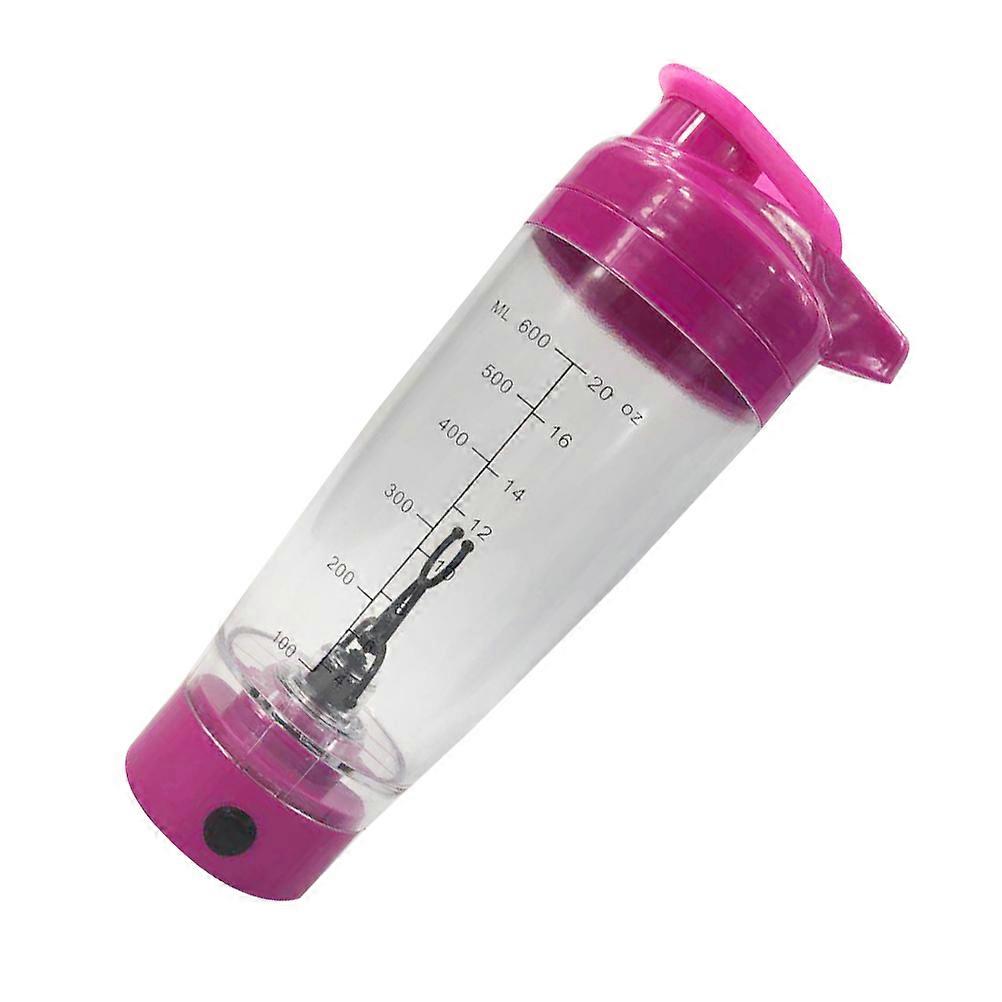 Rosy Protein Shaker Cup with Mixer 600ml Portable for Kitchen Use Made of PP