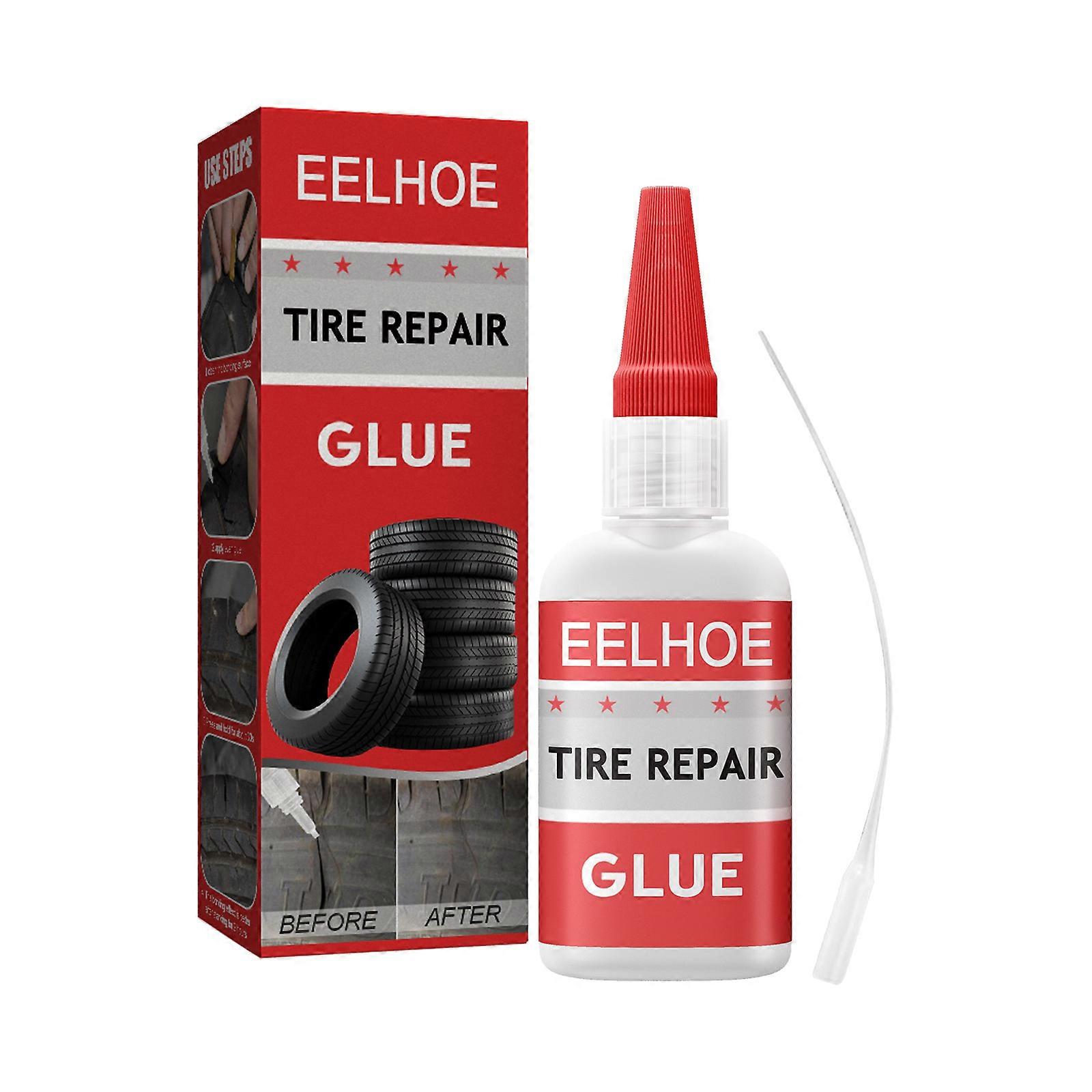 EELHOE Tire Repair Glue for Scratches & Cracks - Sidewall Filler, Hard & Soft Scratch Fix