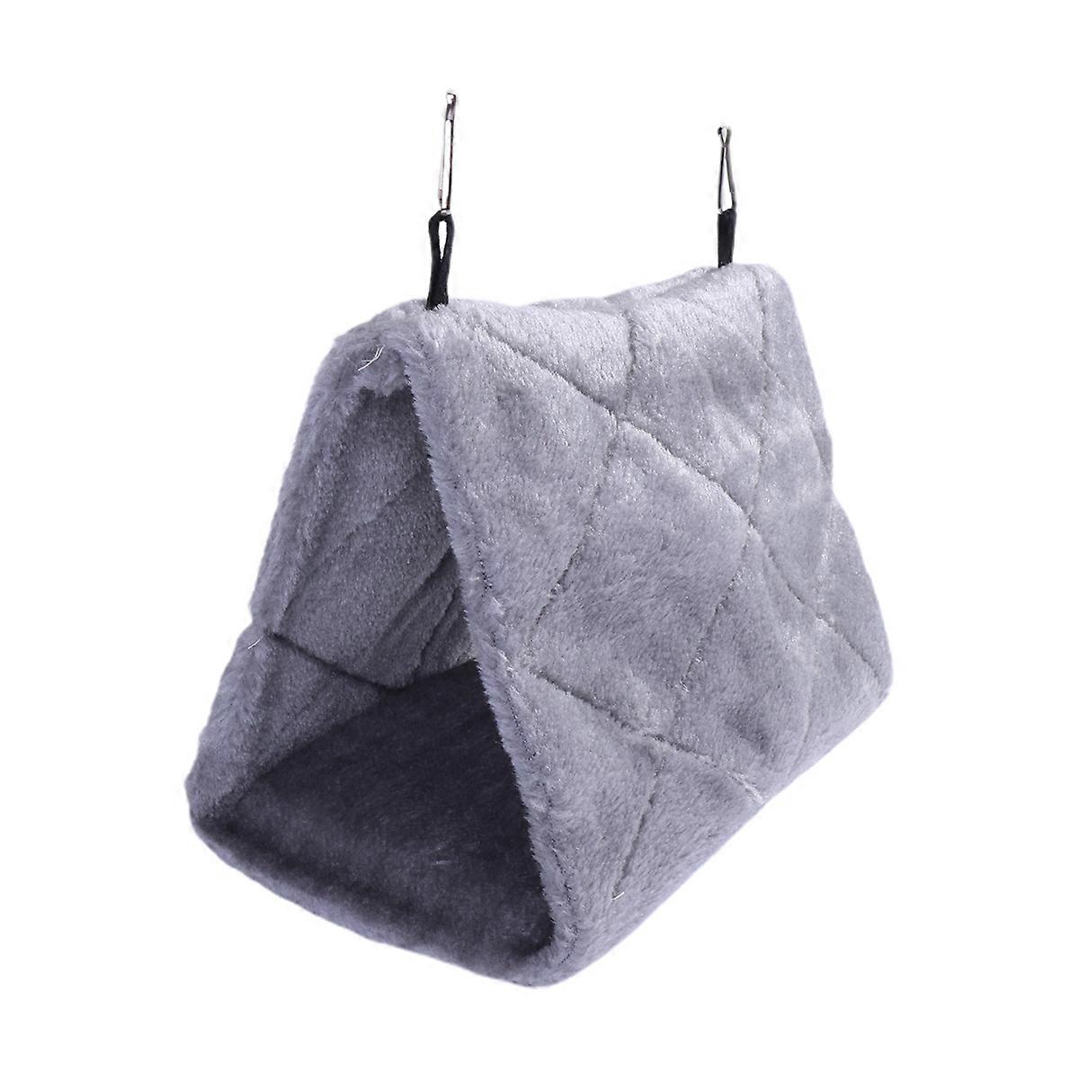 Warm Pet Nest Bird Basket Nest Hammock for Home Cage Parrot Grey 24x15cm Adventuring 1Pcs