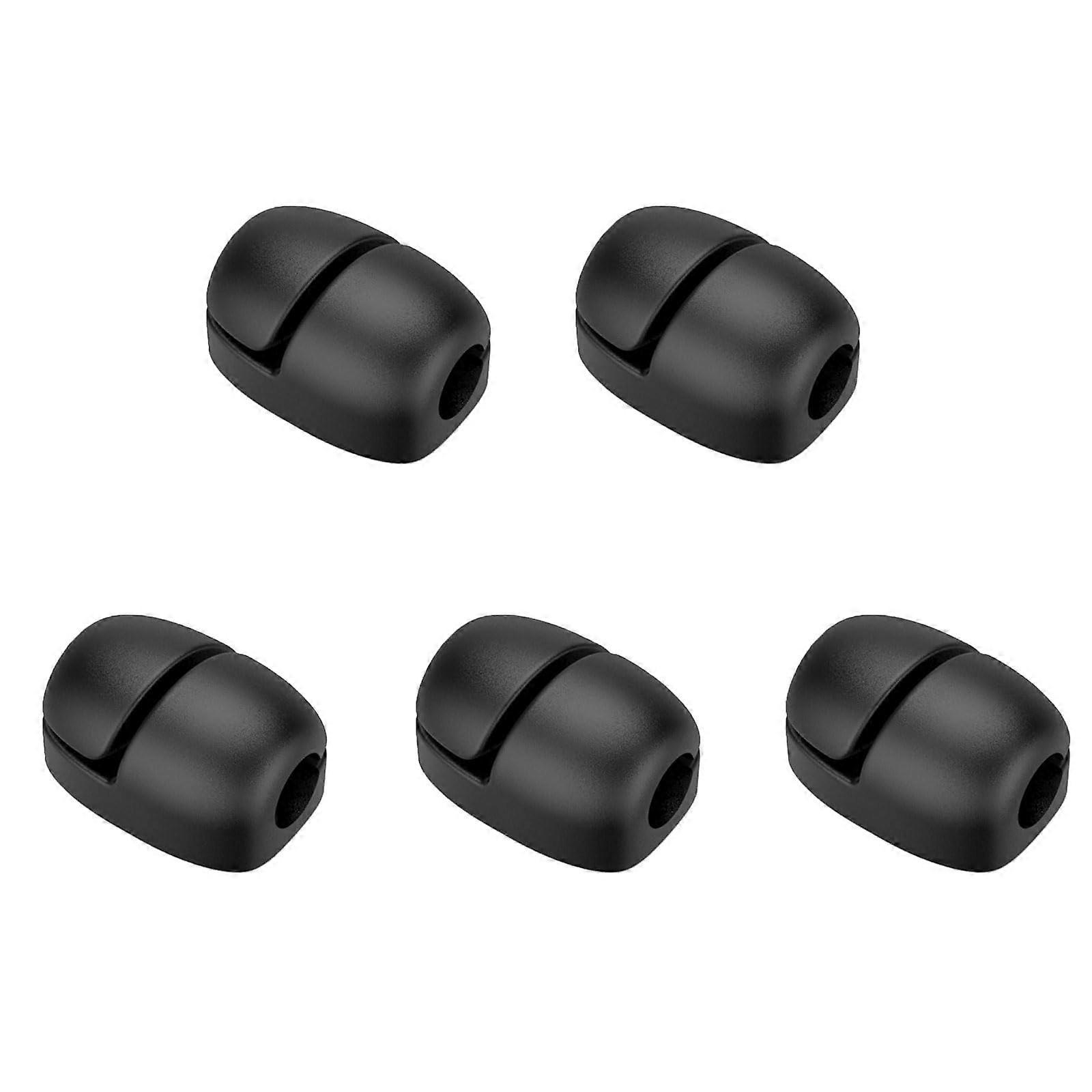 5 x Cable Clip Organizer Desk Cable Management Base Clamp Lock Silicone Convenient Power Cord Clamp Ref: 7252