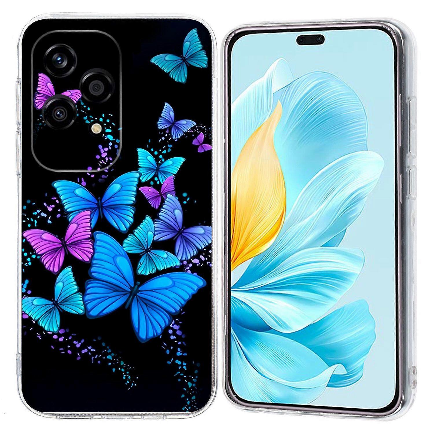 For Honor 200 Lite Case Pattern Printing Shockproof Soft TPU Phone Cover