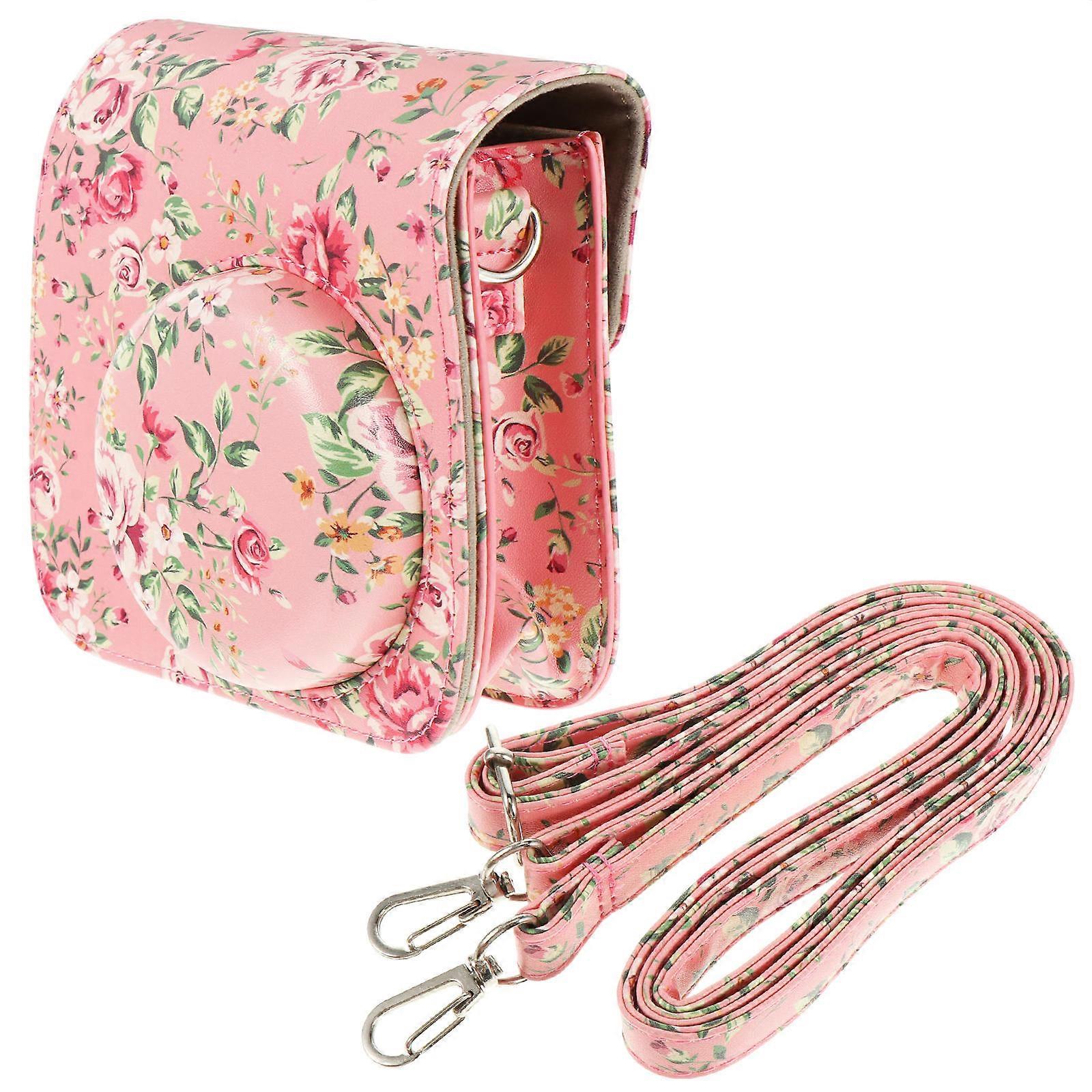 PU Pouch Protector For Instant Cameras Designed For Photography Enthusiasts Available In Pink Color 1Pcs