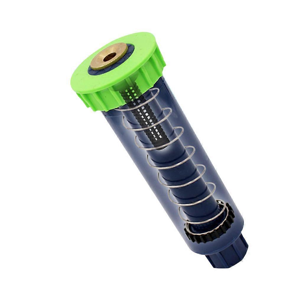 Black Pop-Up Sprinklers with Brass Nozzle for Lawn and Garden Watering 360 Degree Adjustable Plastic