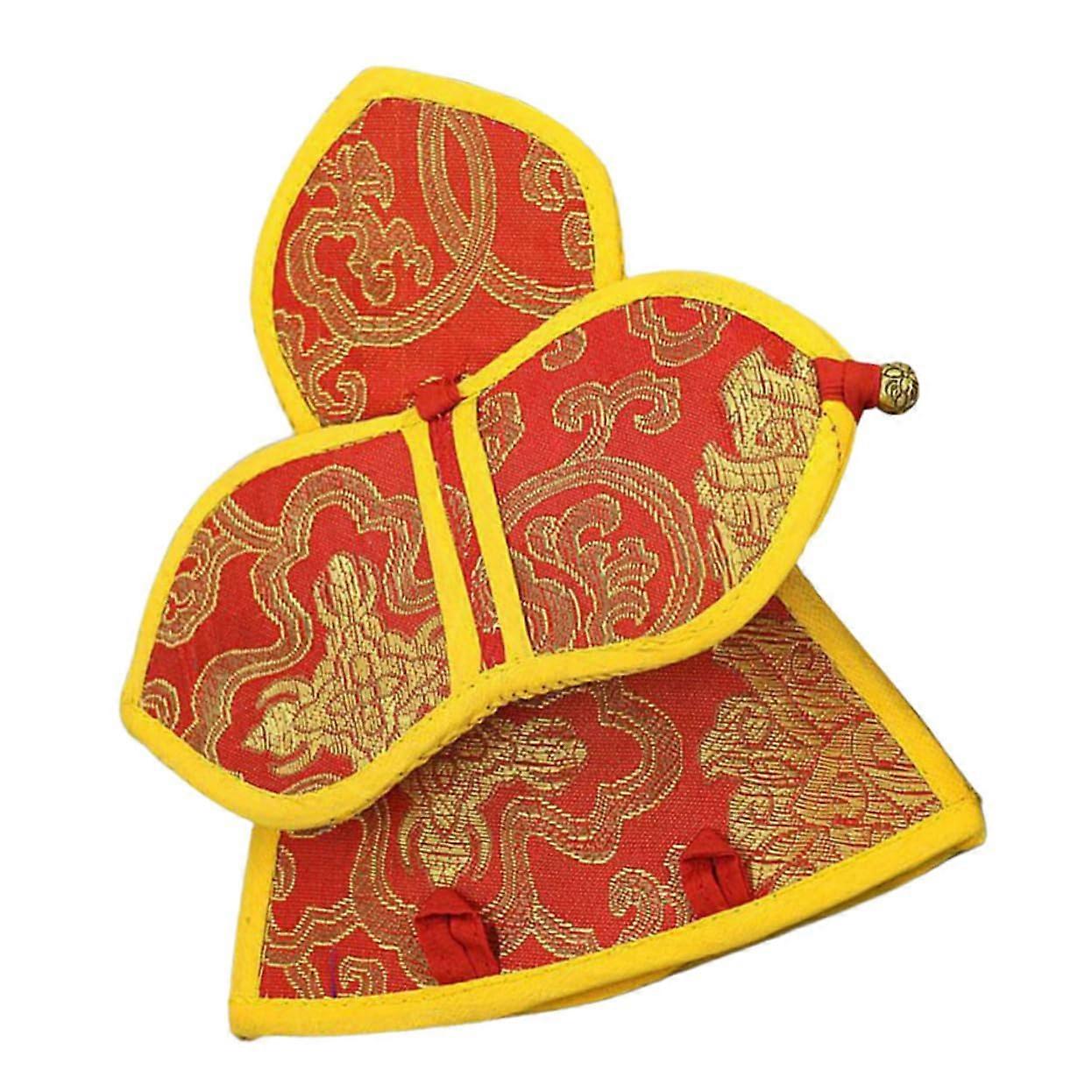 Nepali Vajra Bell Storage Bag Waterproof Protective Case For Handcrafted Vajra Bell Small Elegant Art Pattern For Transport