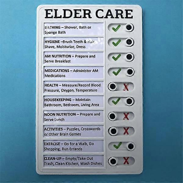 Memo plastic board, checklist