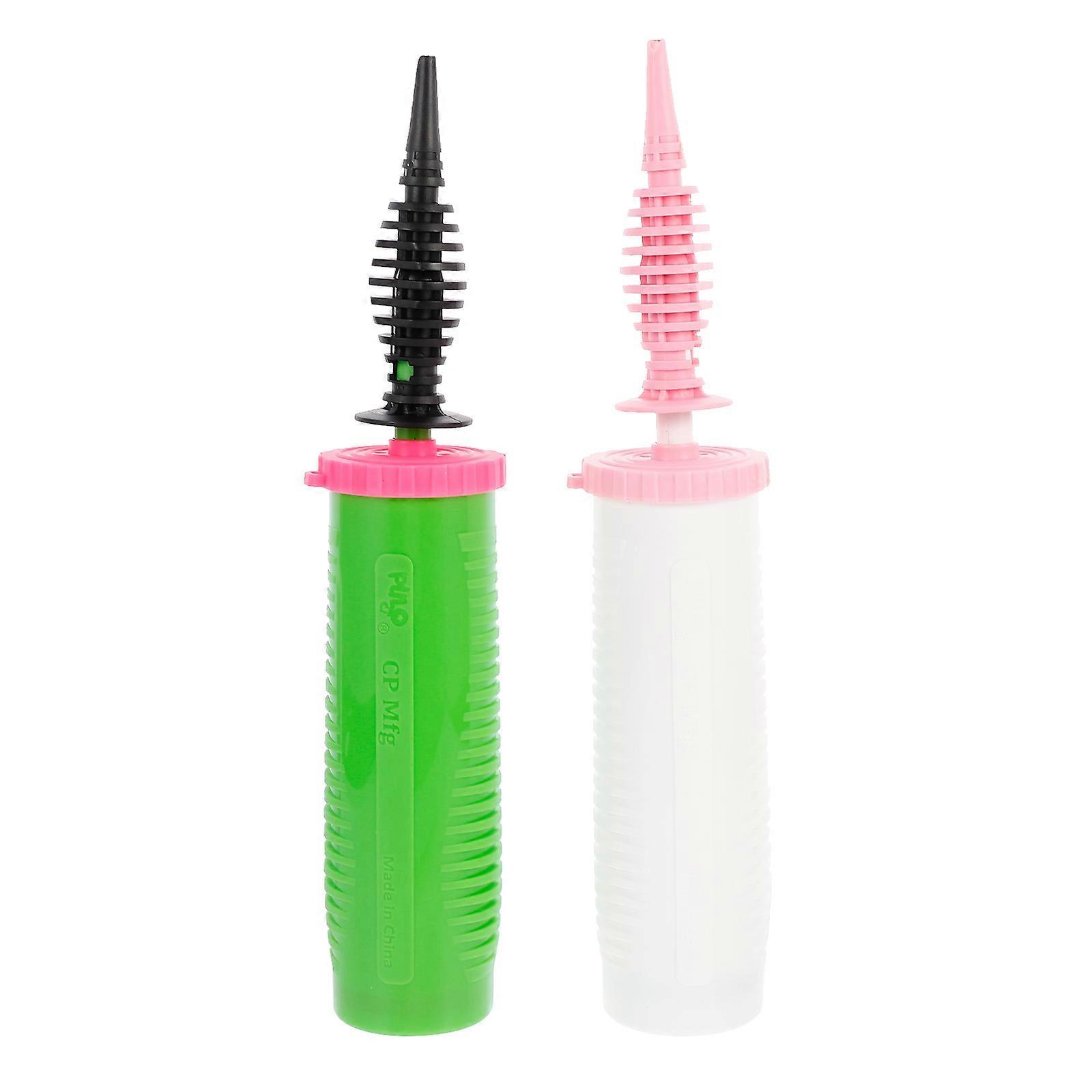Portable Balloon Inflator For School Activities Assorted Color 2Pcs