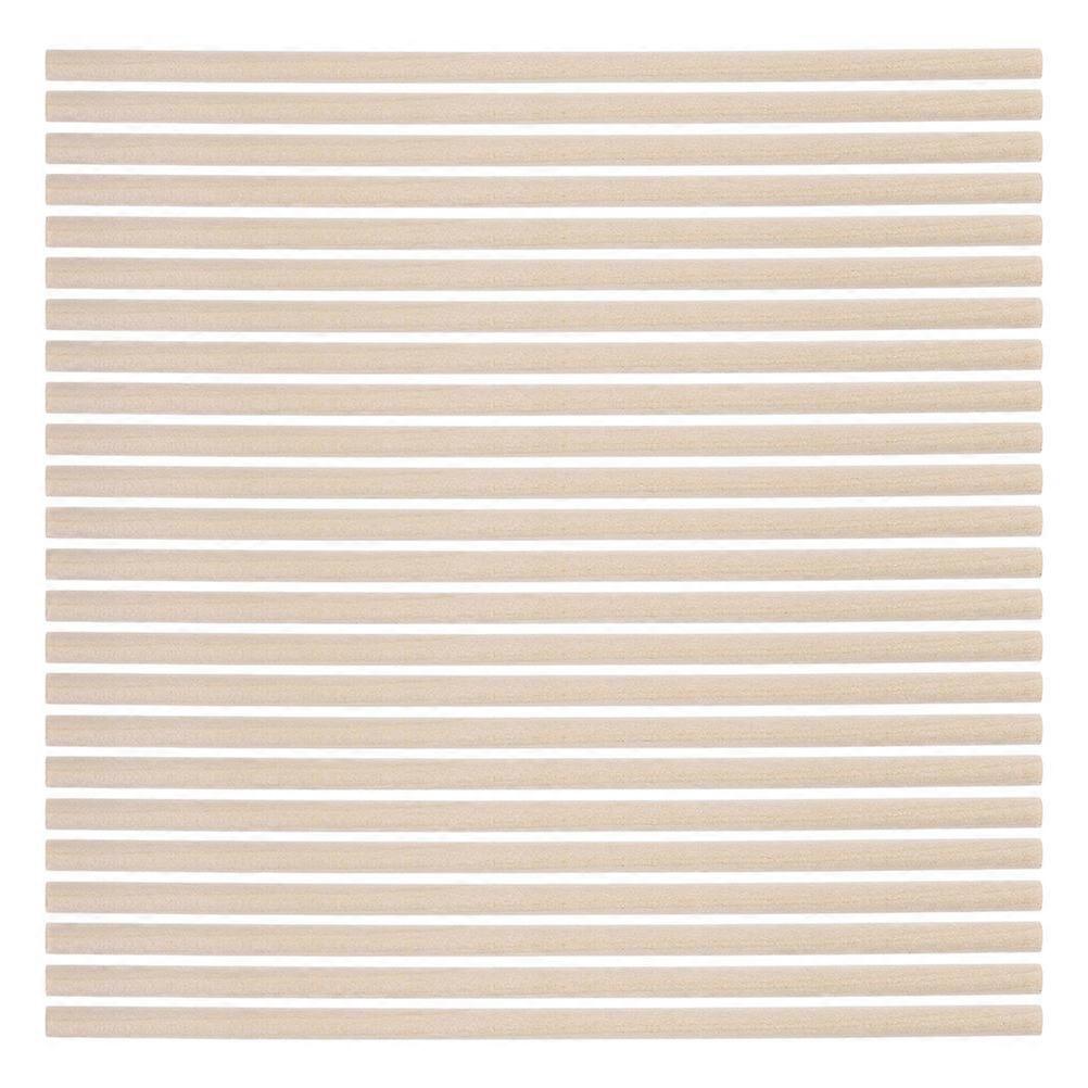 200pcs Smooth Hardwood Wooden Dowel Rods for Crafting, DIY, Macrame, Popsicle Sticks, and Tiered Cake Support – Ideal for School Projects and Home
