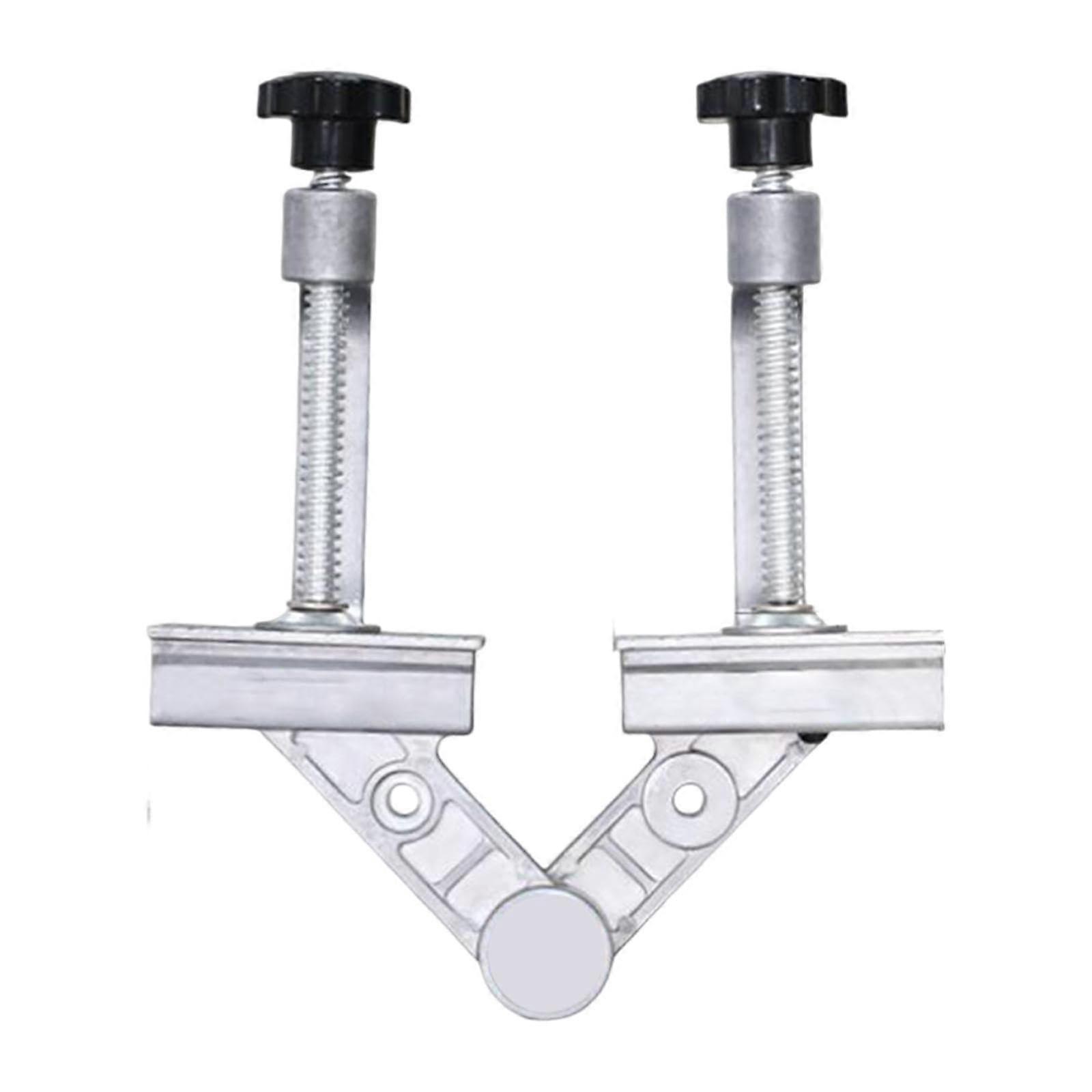 Adjustable Pipe Clamp Shelving System, Right Angle Pipe Clamp Bracket for Secure Mounting, Metal Construction