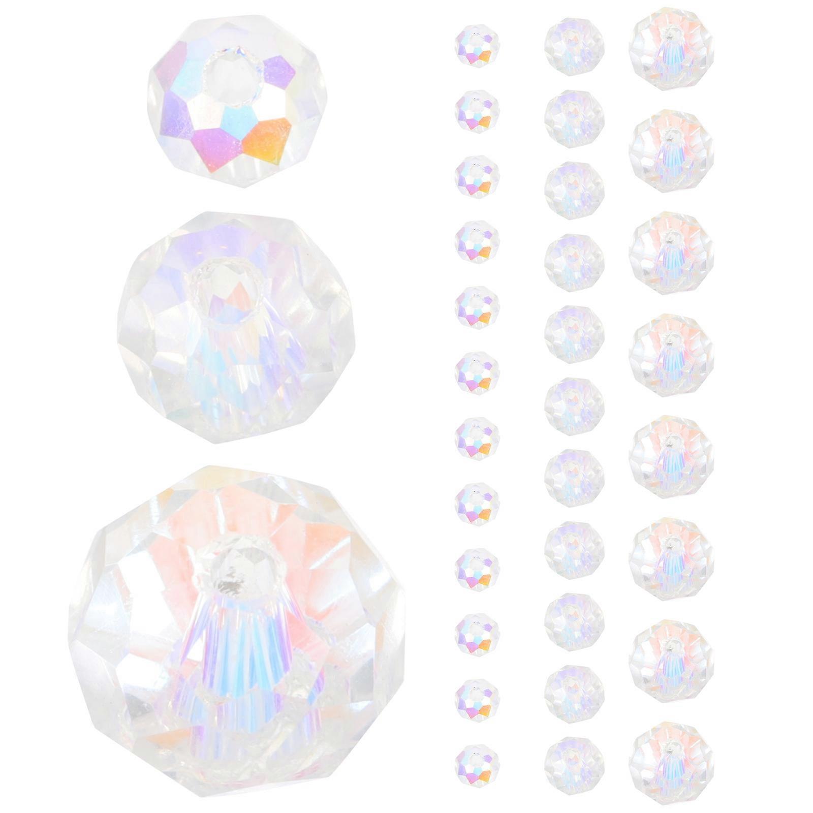 Faceted Beads Assorted Beads For Jewelry Makers Crafting 350Pcs