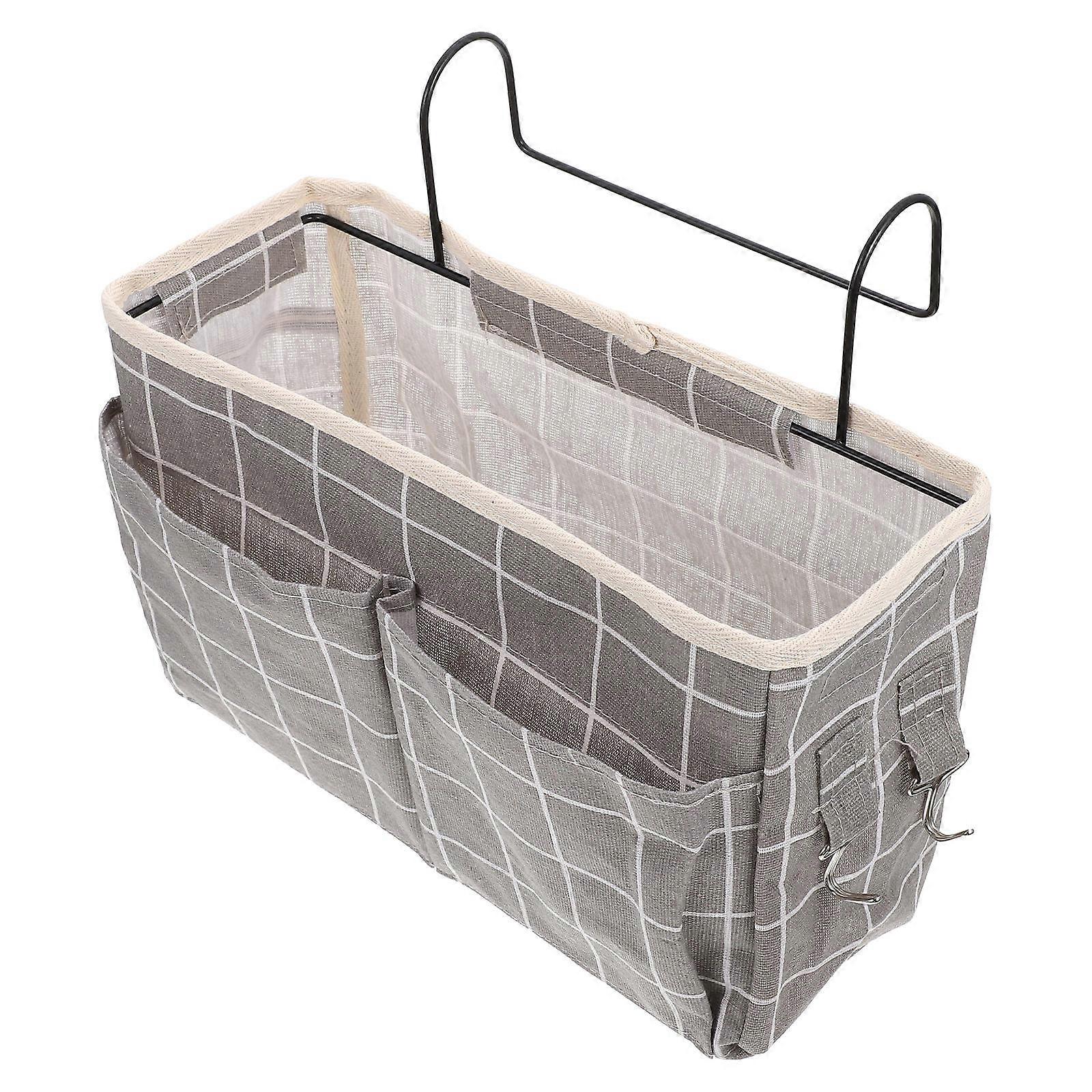 Bed Side Pouch Hanging Storage Bag Dormitory Use Multi Color Rectangular Storage Solution 1Pcs