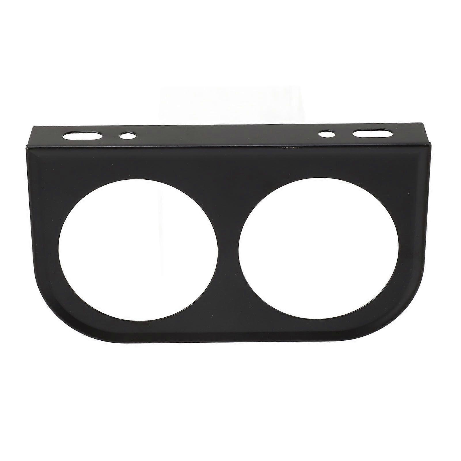 לוח מתכת מד לרכב 2 חור 52 מ"מ אוניברסלי