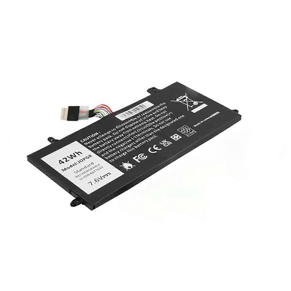 Batterie de remplacement pour Dell Latitude 5290 PC Li-polymère 7,6 V 5500 mAh, noir