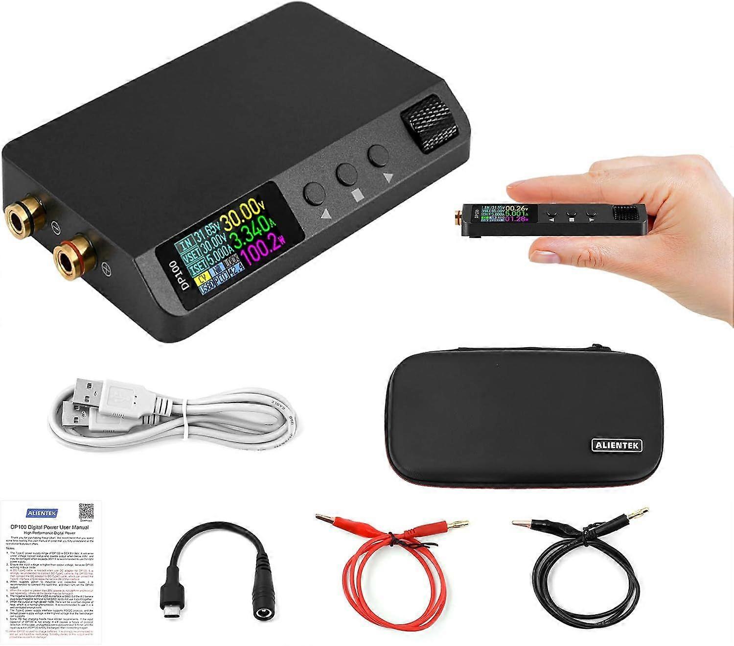 Adjustable Power Supply,DP100 Bench Power Supply Variable 100W 30V 5A lab DC