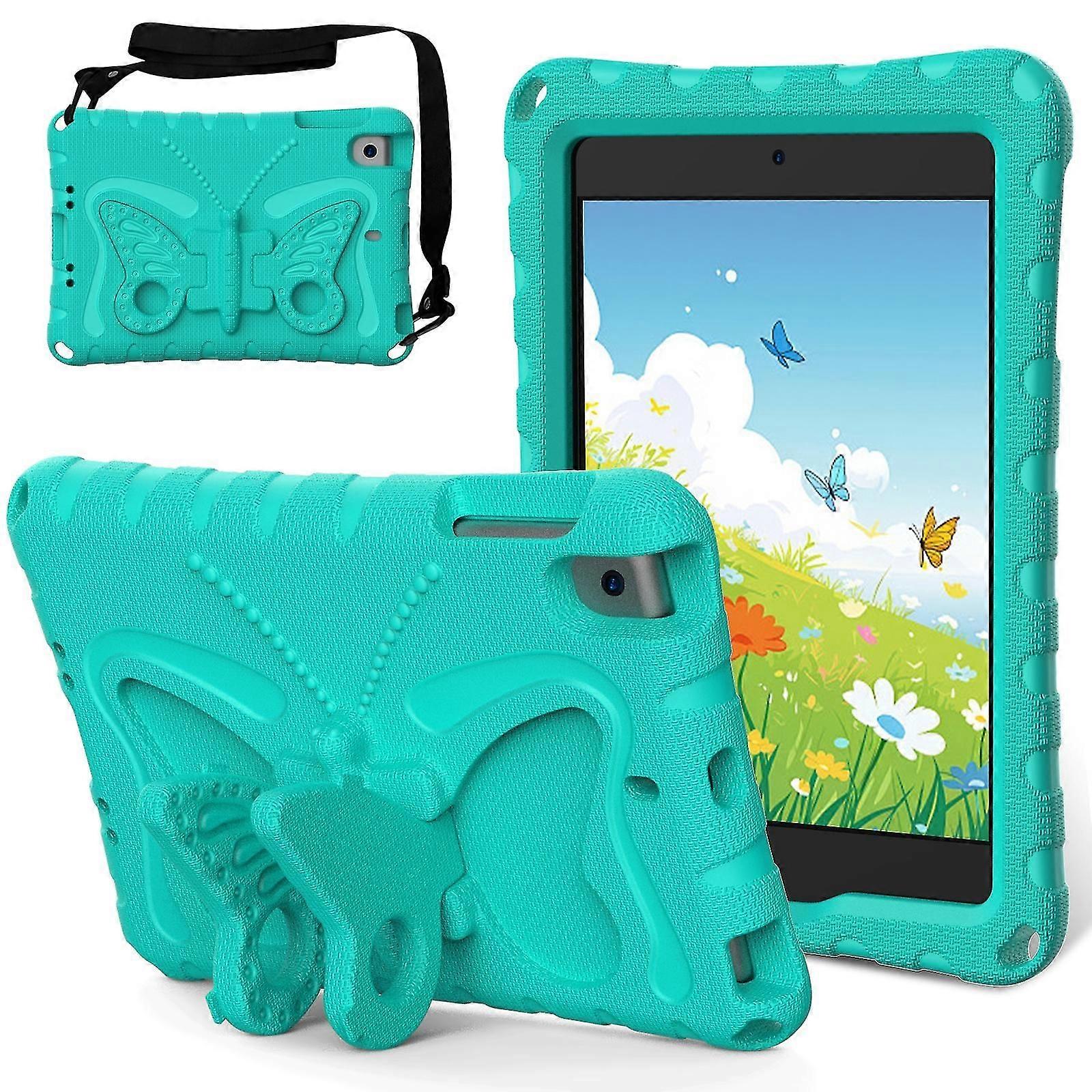 For iPad mini 1/2/3/4/5 Butterfly Bracket EVA Shockproof Tablet Case