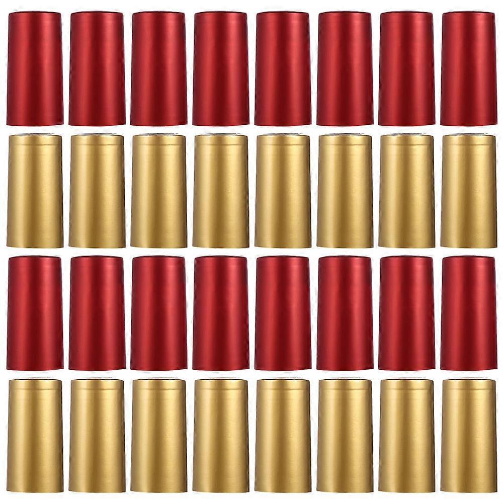 Heat Shrink Caps for Wine Bottles PVC Assorted Color 200pcs with Good Sealing Effect