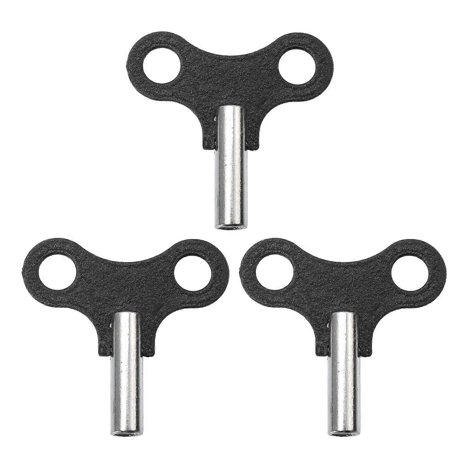 Clock Key Universal Wrench 3Pcs Metal Clock Accessories For Home Use With Simple Elegant Design