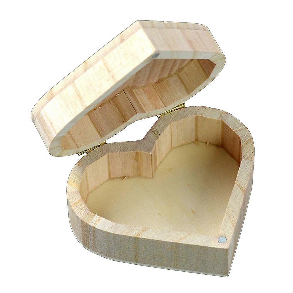 It seems like you're describing a product listing for a **Heart Shaped Wooden Storage Box**. If you're looking to improve or optimize this product