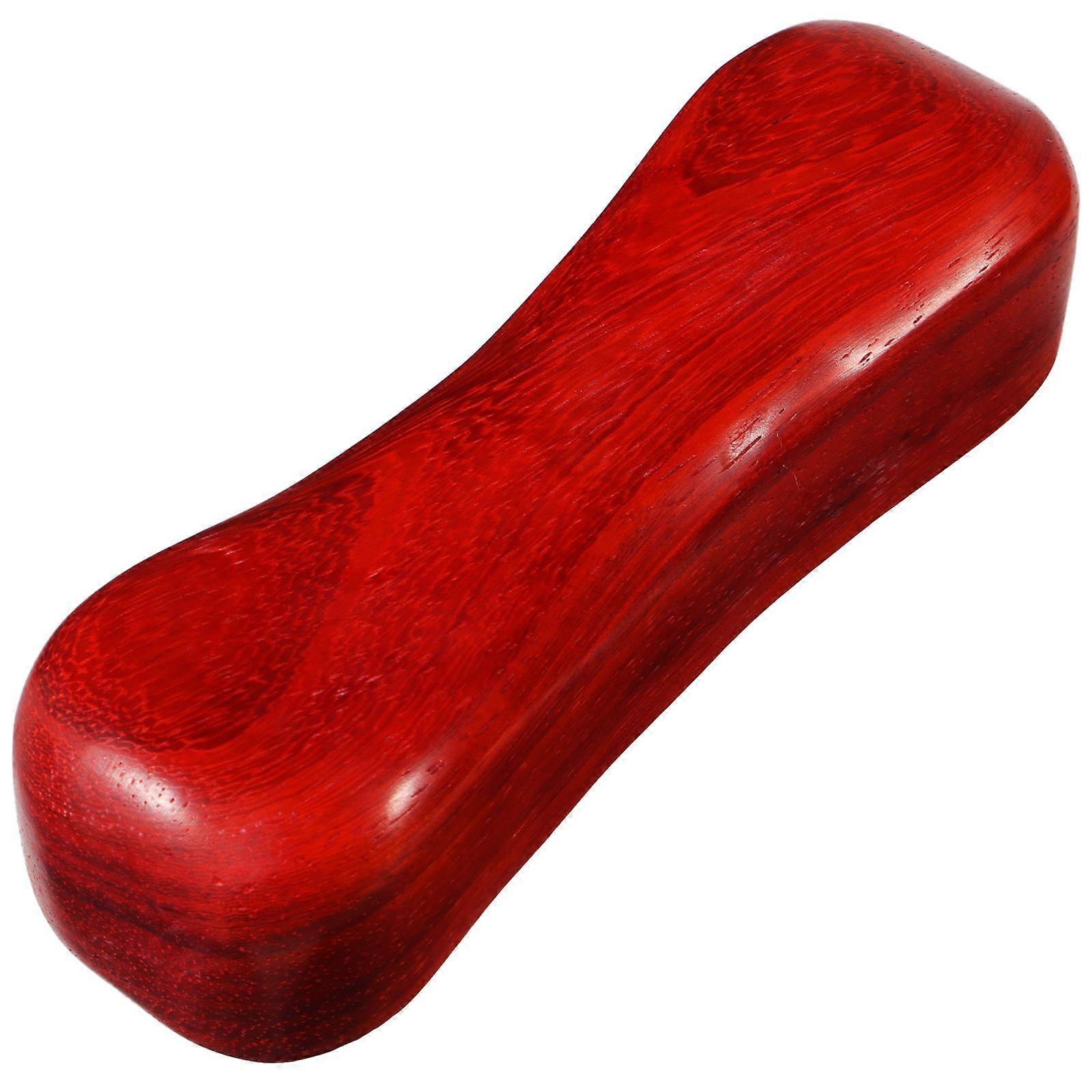 Wood Hand Pillow for Sleeping Use Brown Comfortable Pulse Pad with Durable Wood Material Small Size Lightweight