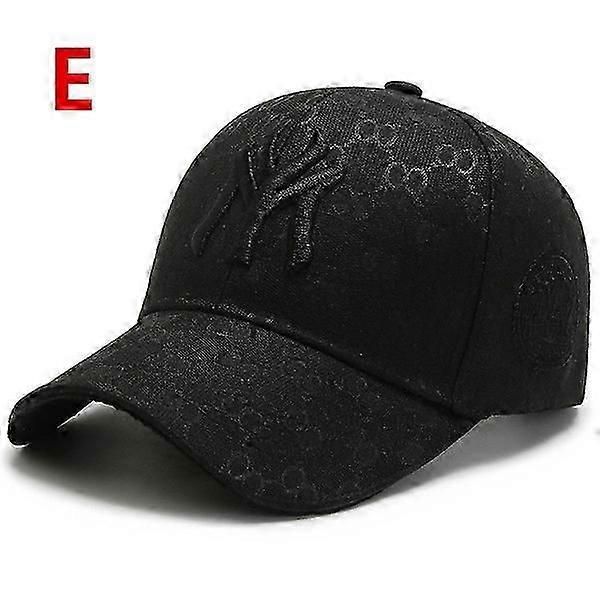Embroidered letter baseball cap [E]