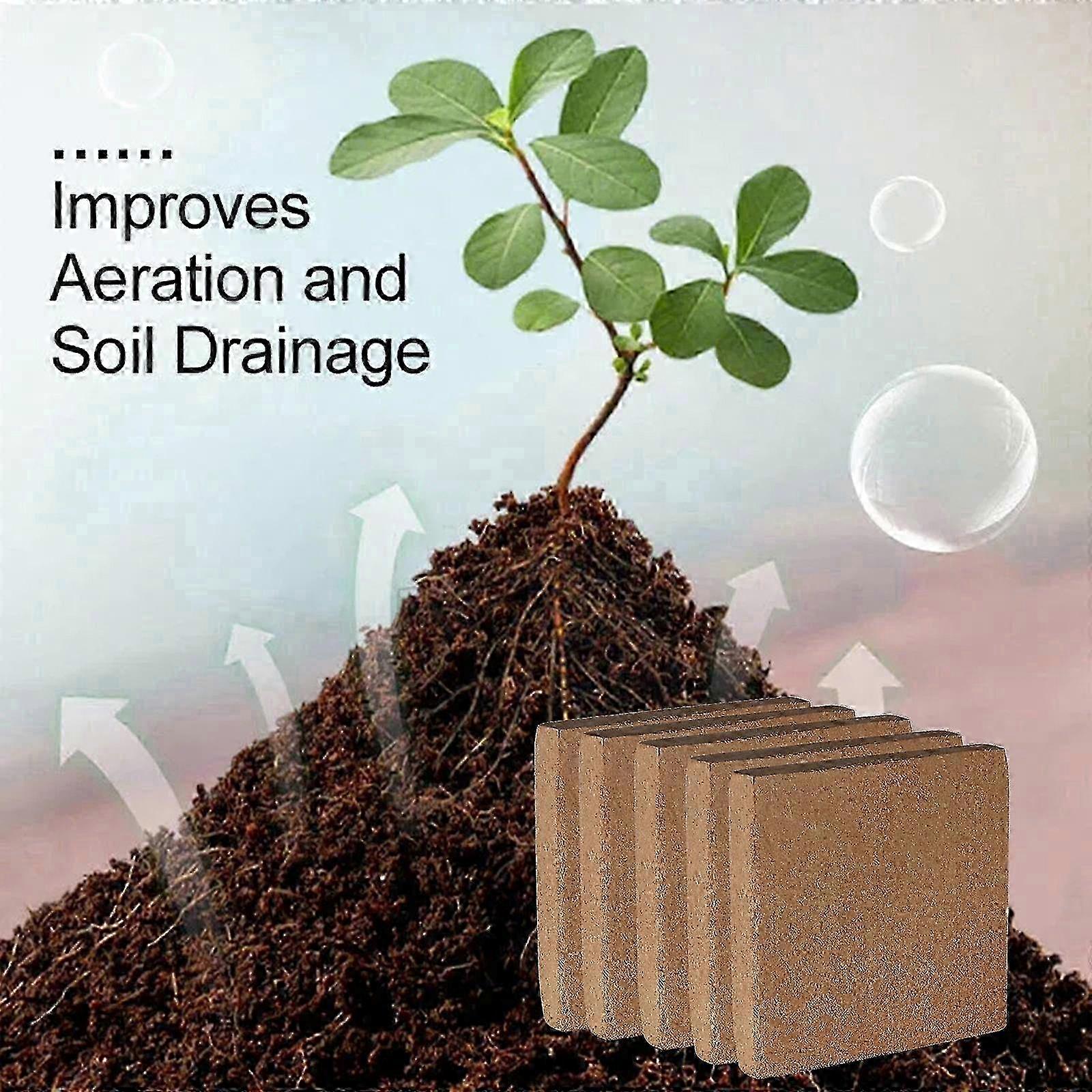 COCONUTss Brick Nutritional Block COCONUTss Bran Seedlinges Block Succulent Green Plant Composite Soils Flower Cultivation Vegetable Planting 5pc 2025