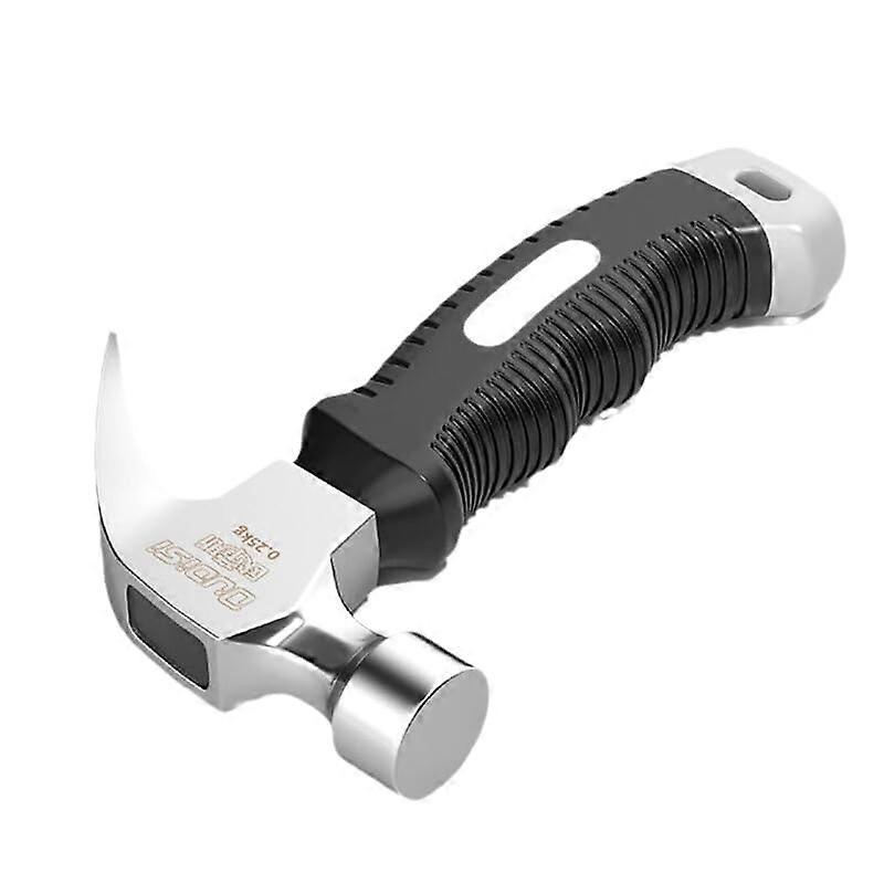 Small Claw Hammer with Soft Rubber Handle for Home Repairs, DIY, Building