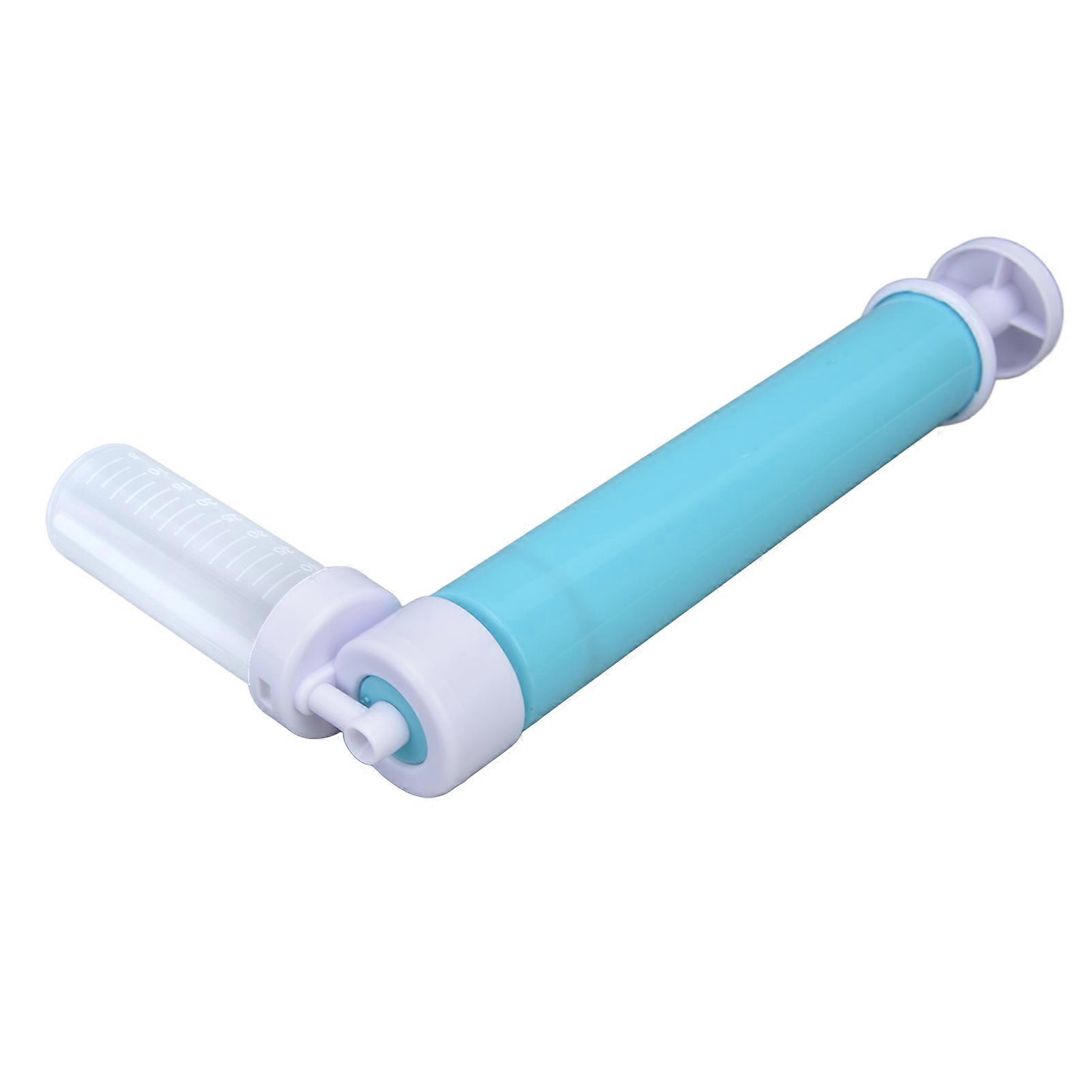 Manual Cake Duster Multifunction Plastic Cake Coloring Sprayer for Baking DessertsBlue
