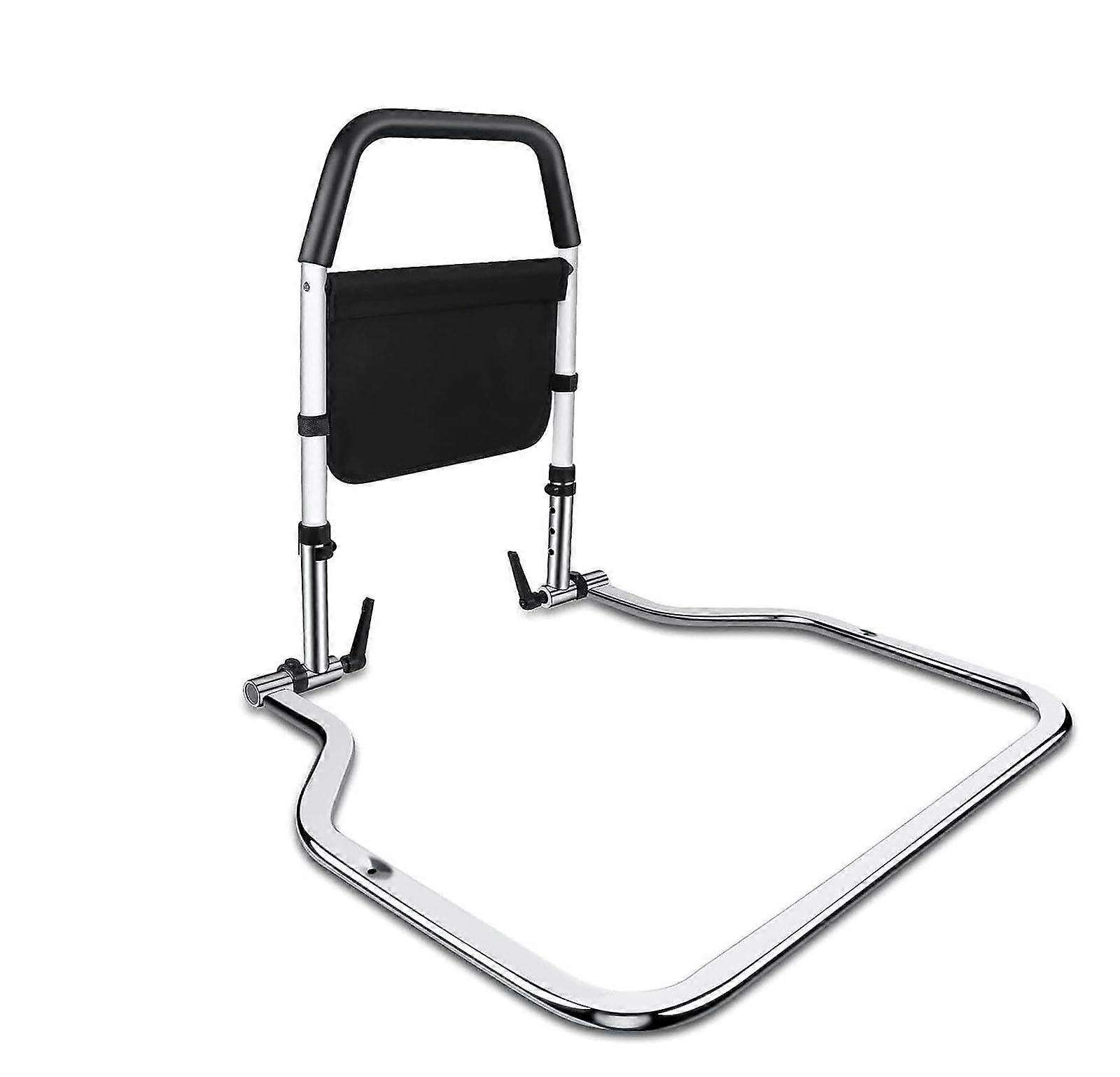 Foldable bed rails, bed assist rail safety bed handle, fall prevention hand guard grab bar, for elderly disabled to prevent falling out of bed.