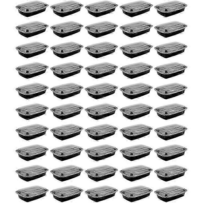 50 Pack 1000Ml Meal Prep Containers with Lids for Food Storage