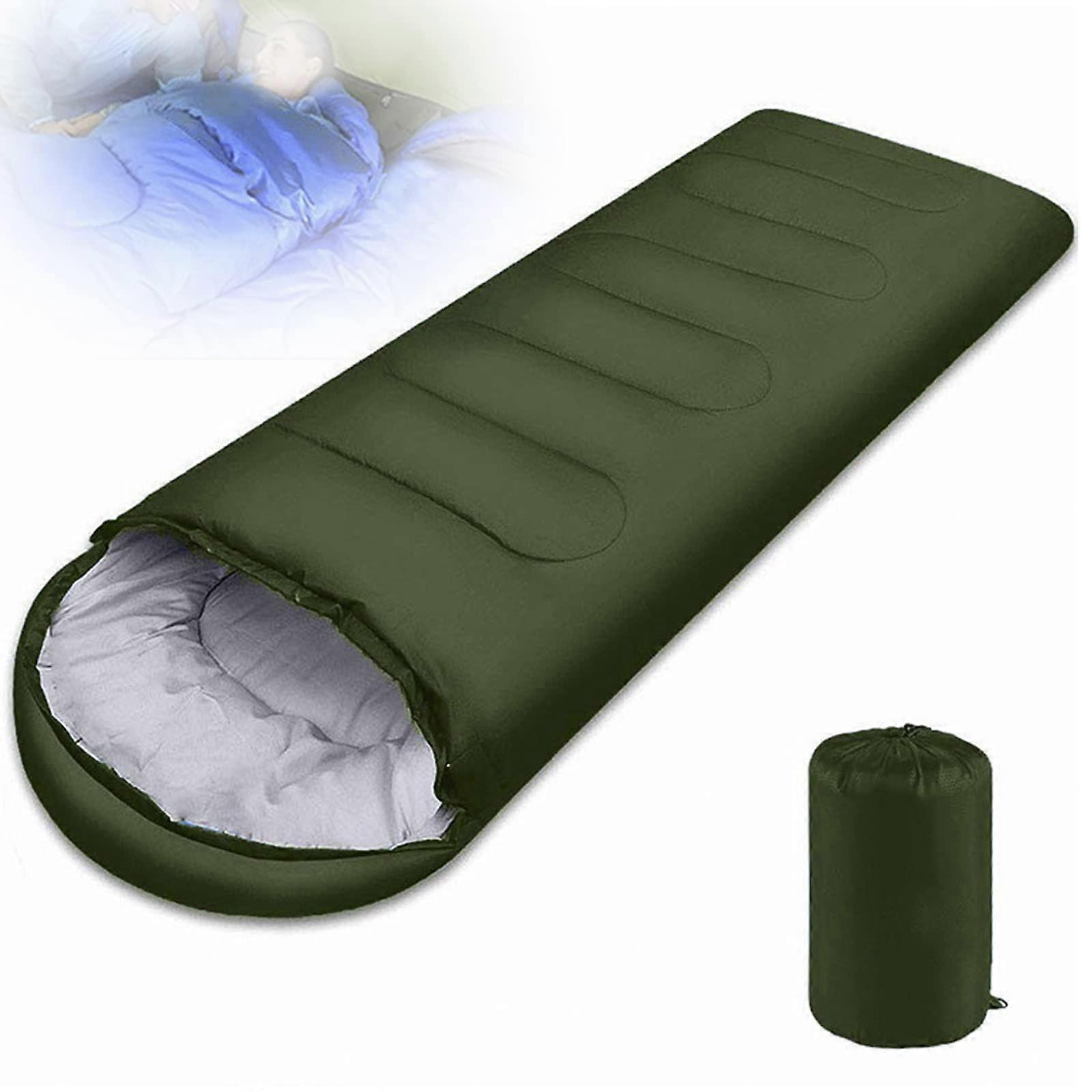 Schlafsack 3 Jahreszeiten, leicht, bequem, für Erwachsene Kinder, Outdoor
