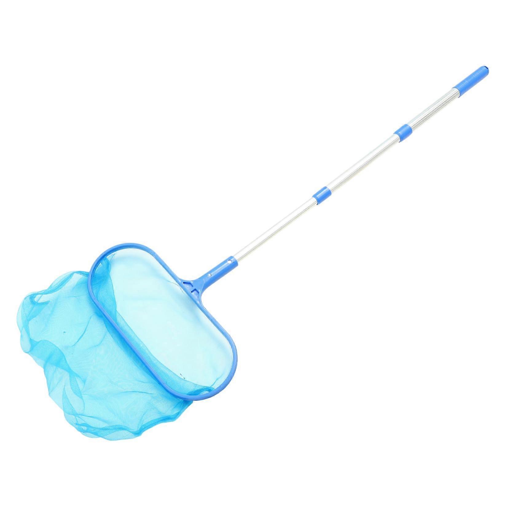 Poolkescher Telescoping Extendable Pond Skimmer For Leaves And Debris Space-Saving Design