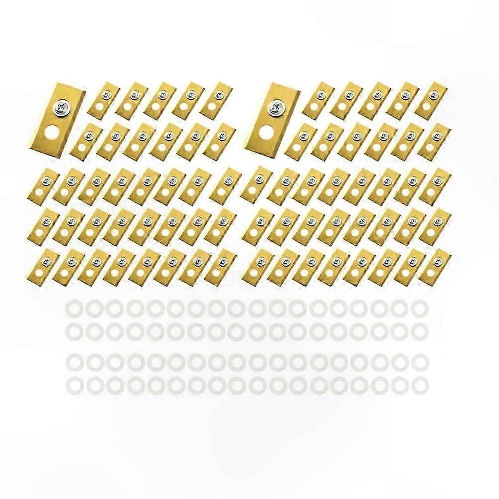 Silver Robotic Lawnmower Blades, 72 Pcs Replacement Kit for All Series Automatic Mowers