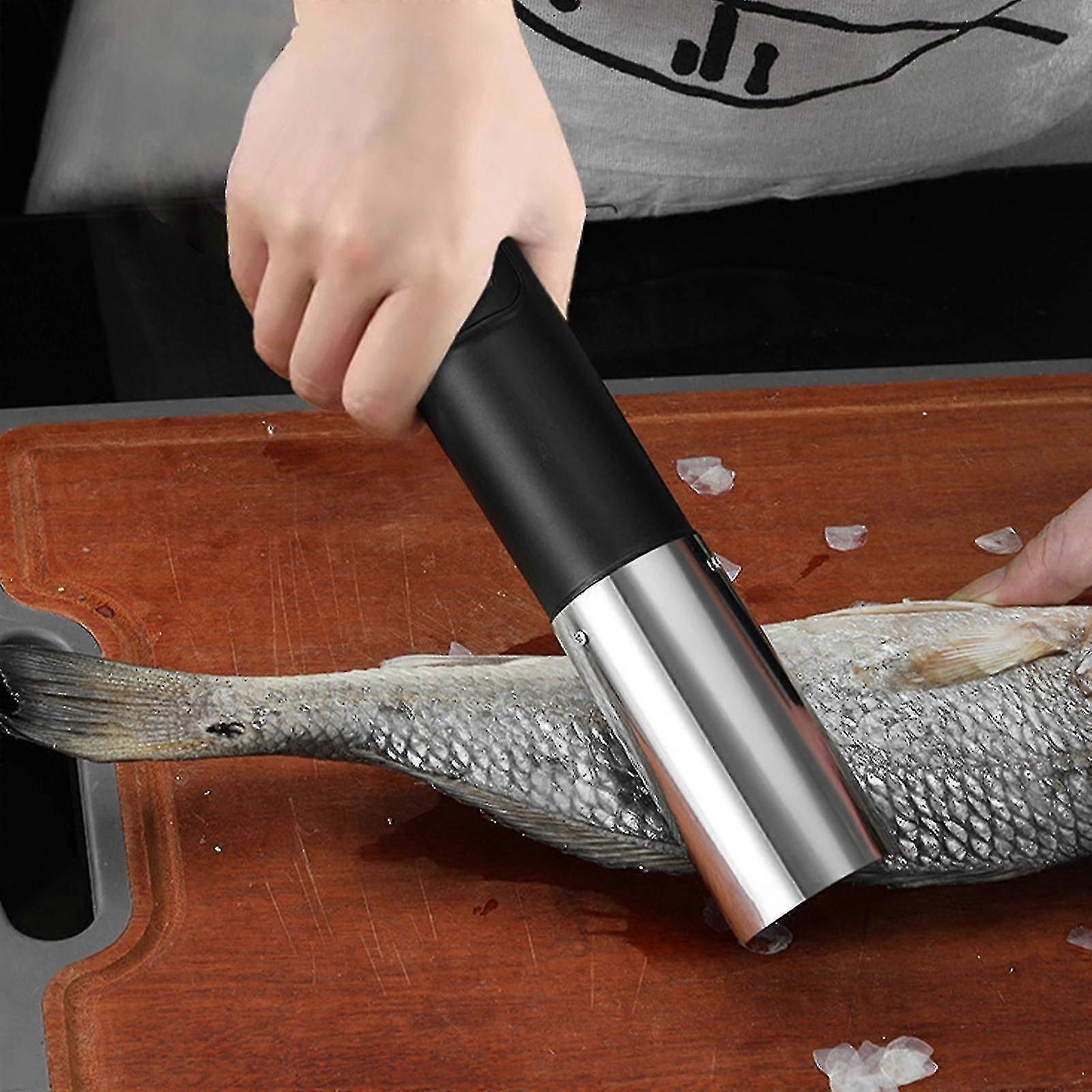 Cordless Electric Fish Scales Remover with Automatic Waterproof Cleaning Function