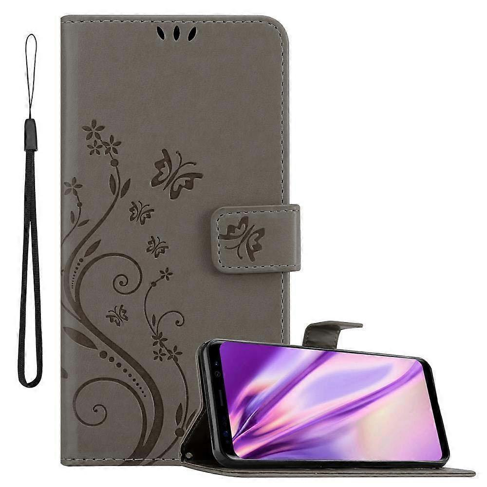 Samsung Galaxy S8 Protective Case - with Floral Print and Card Slot
