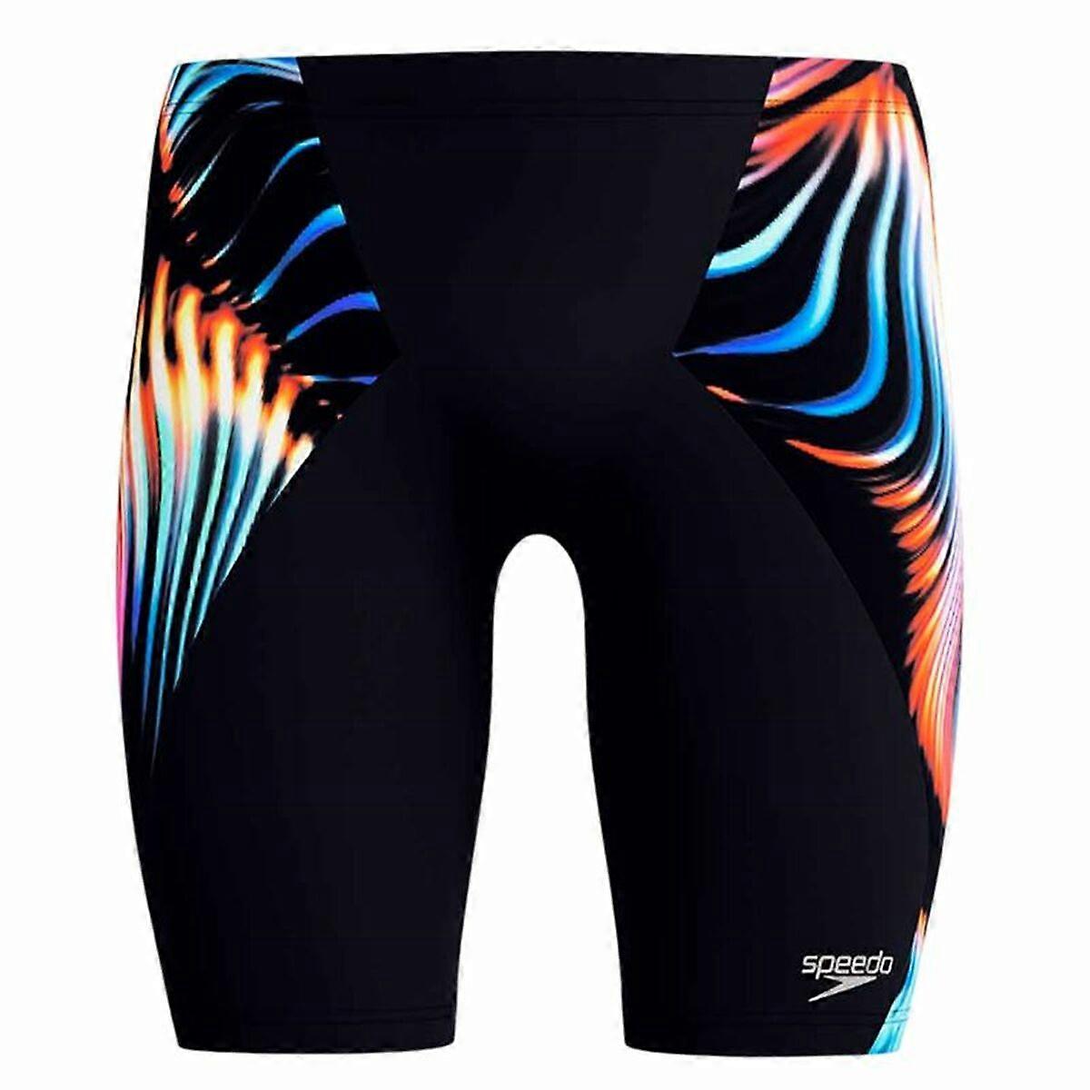 Men’s Bathing Costume Speedo Digital V-Cut Jammer Black