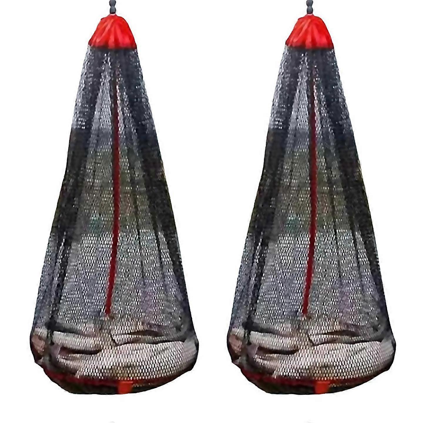 For Foldable Fishing Net Bag Thickened Fish Net 2 Meters