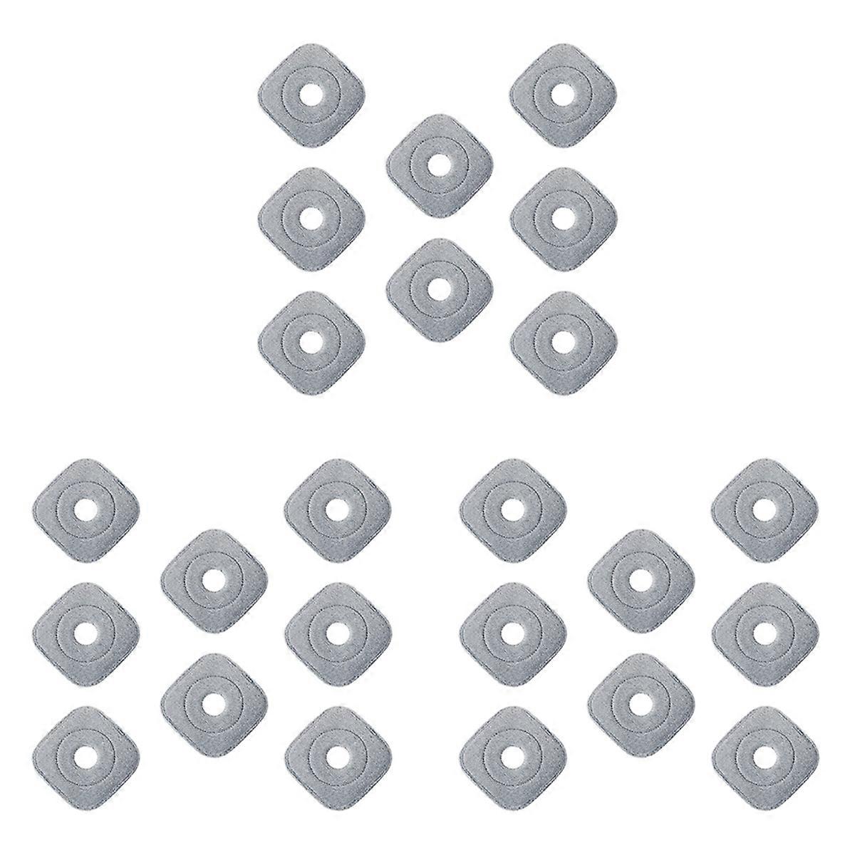 24Pcs Mop Cloth for Mop Squeeze Mop Automatic Separation Rotating Cleaning Floors Mop Pads Cloth