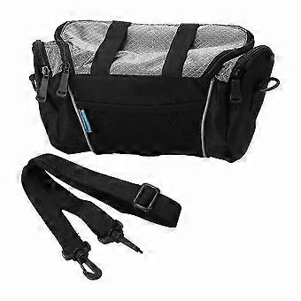 Outdoor Radfahren Lenkertasche, Silber Schwarz, Kompakt & Wasserdicht