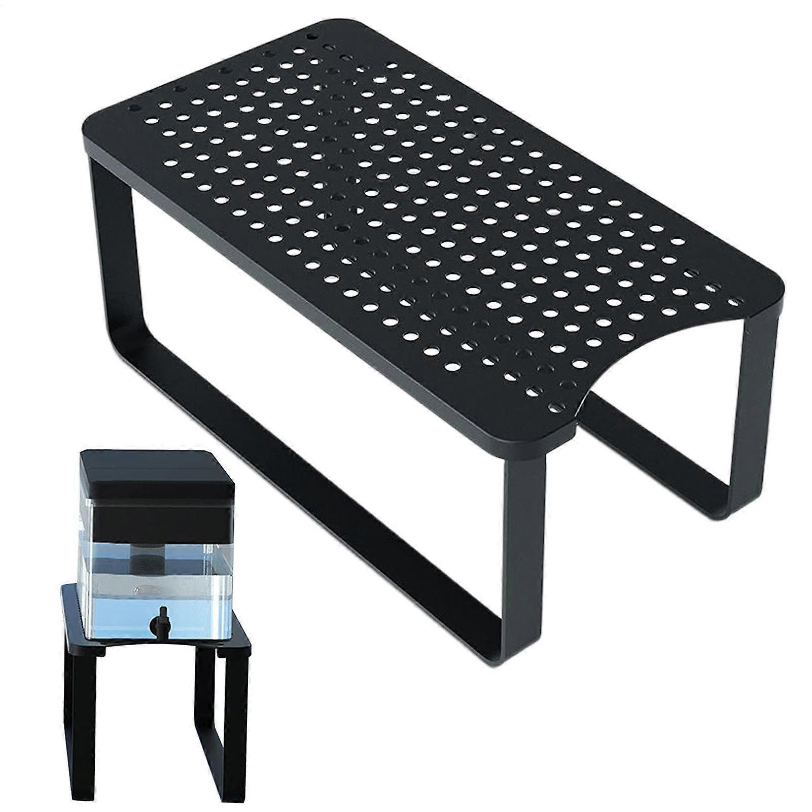 Beverage Dispenser Stand For Countertop Use, Metal Construction, Detachable Easy Install, Cabinet Shelf Organizer
