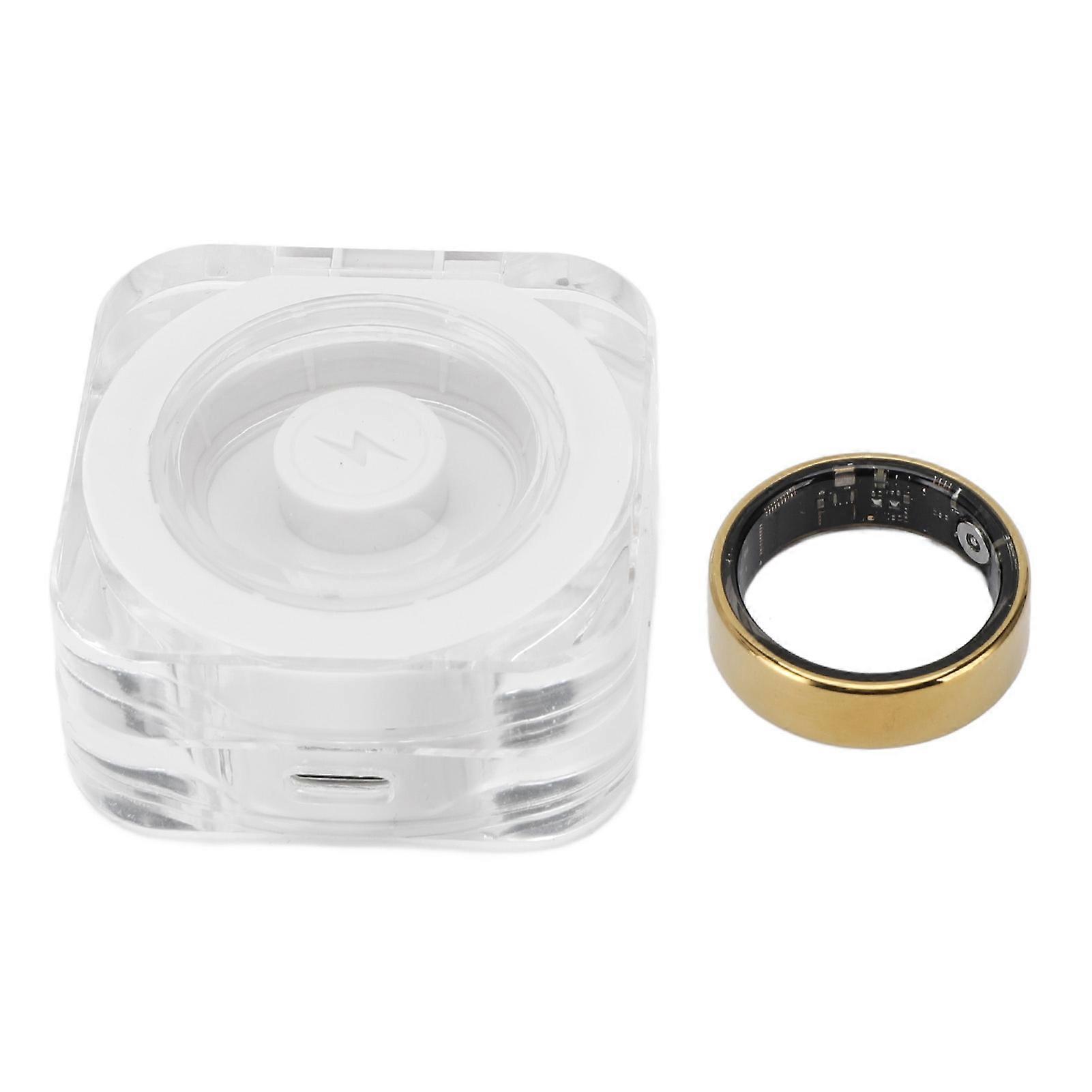 with Display Screen IP68 Multiple Sports Modes Gesture Control Page Turning Smart Fitness Ring for Swimming Daily Use