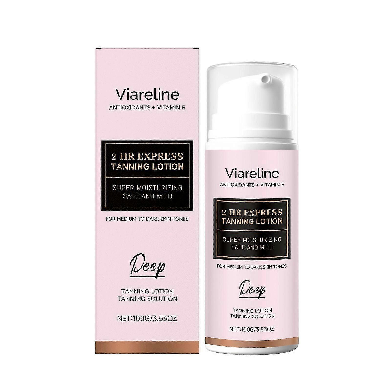 2 HR Express Self Tanning Mousse - Ultra Dark Tanning Lotion, Streak Free, Natural Sunless Self Tanner, Cruelty Free