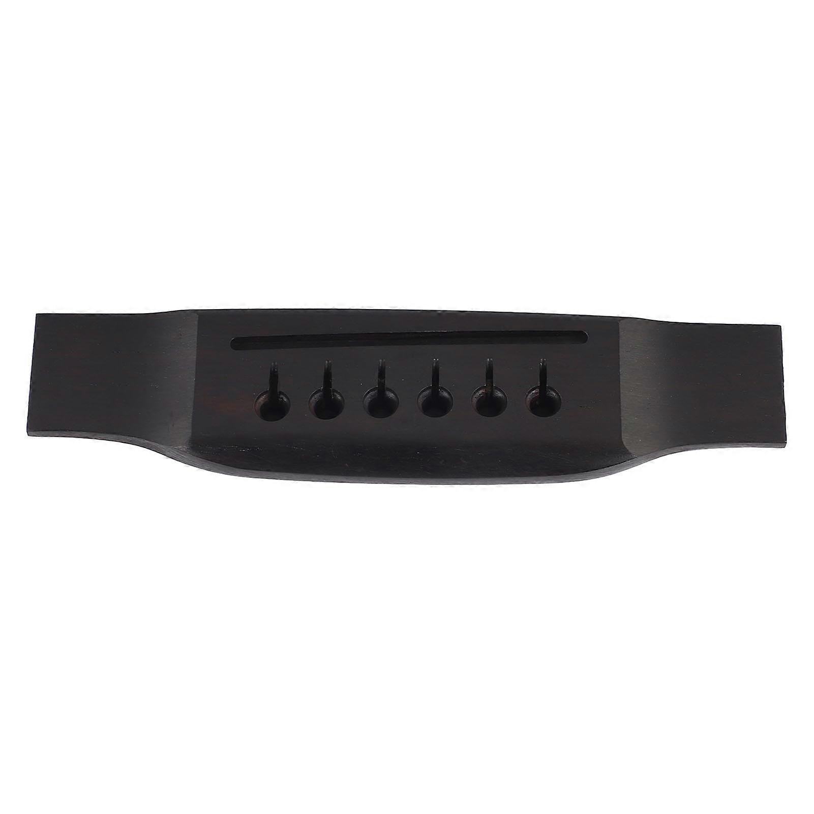 Ebony Guitar Saddle Bridge for 6 String Guitar Instrument Accessory