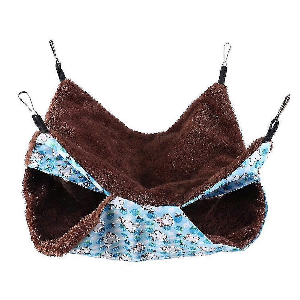 Two Layer interlayer Small Pet Hammock Nest Hanging Sleeping Bed for Hamster SquirrelS