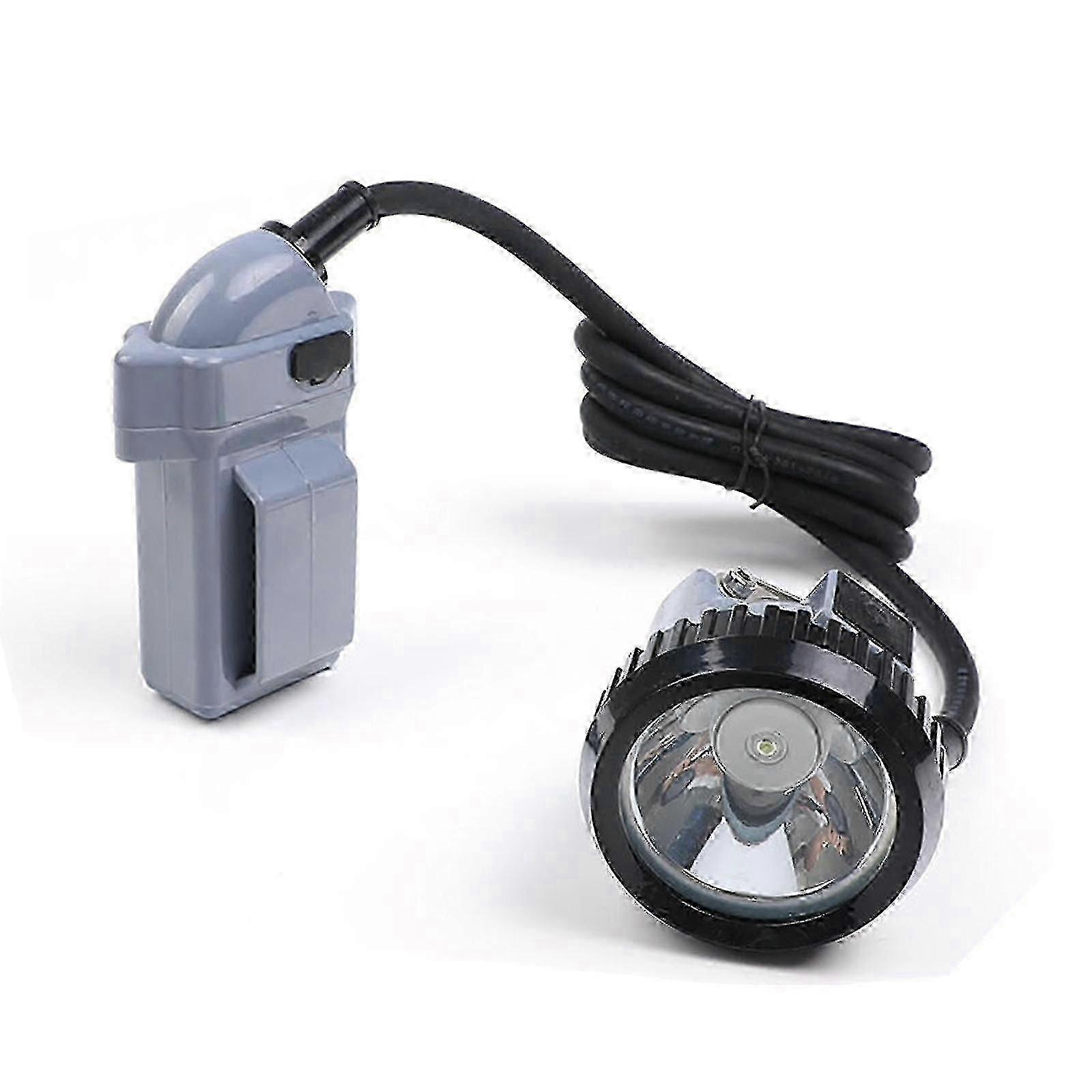 10W Rechargeable LED Mining Headlamp with Strong Beam for Safety and Outdoor Work