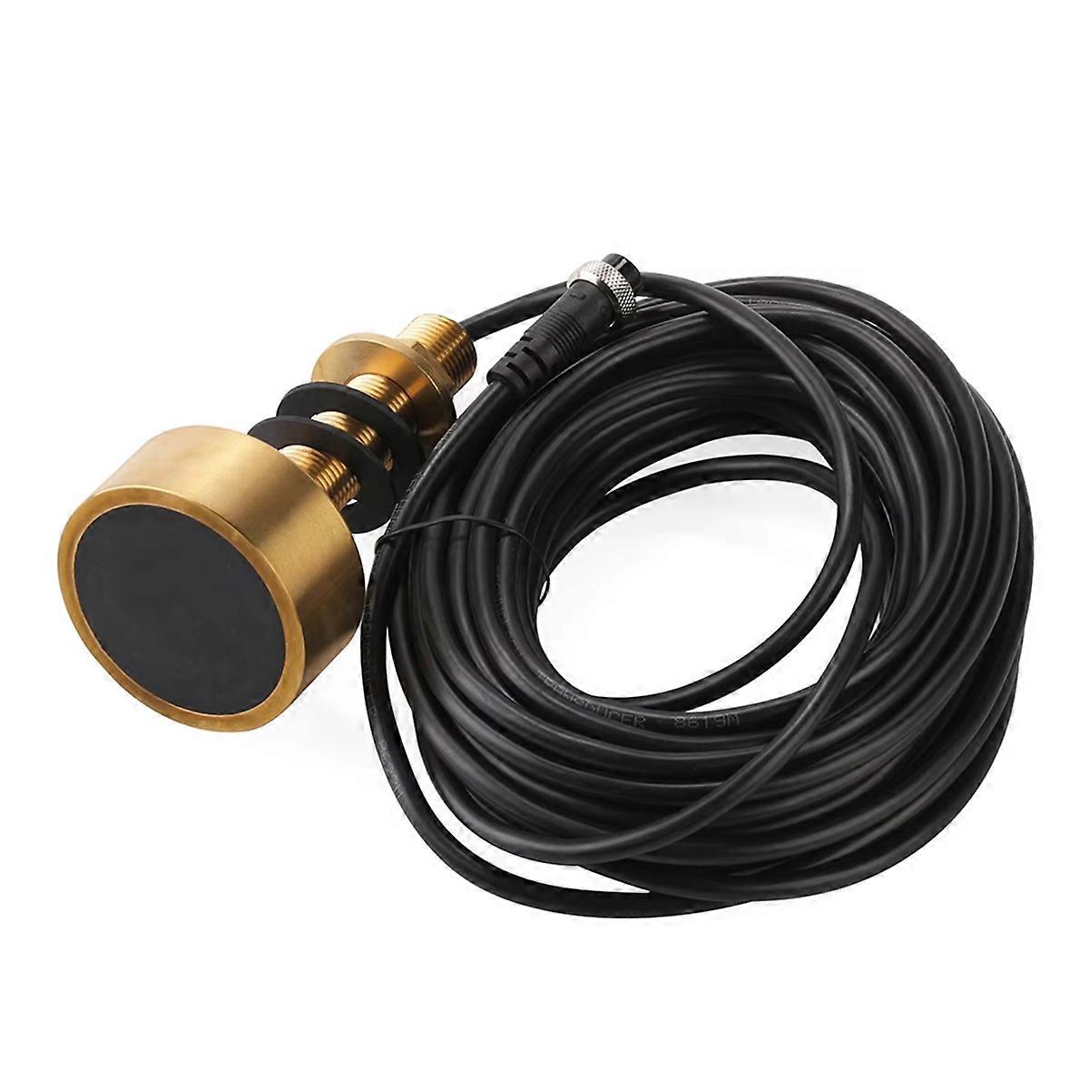TD-25 Sensor Probe ducer 600W 3Pin Three-Core Aviation Plug Bronze ducer Fishing Inst ent Dual Frequency