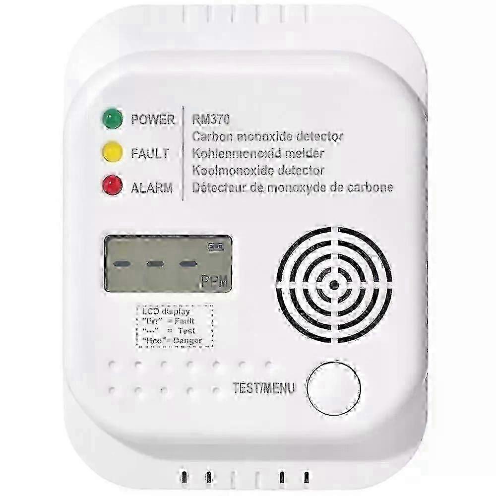 LCD carbon monoxide detector for home and office