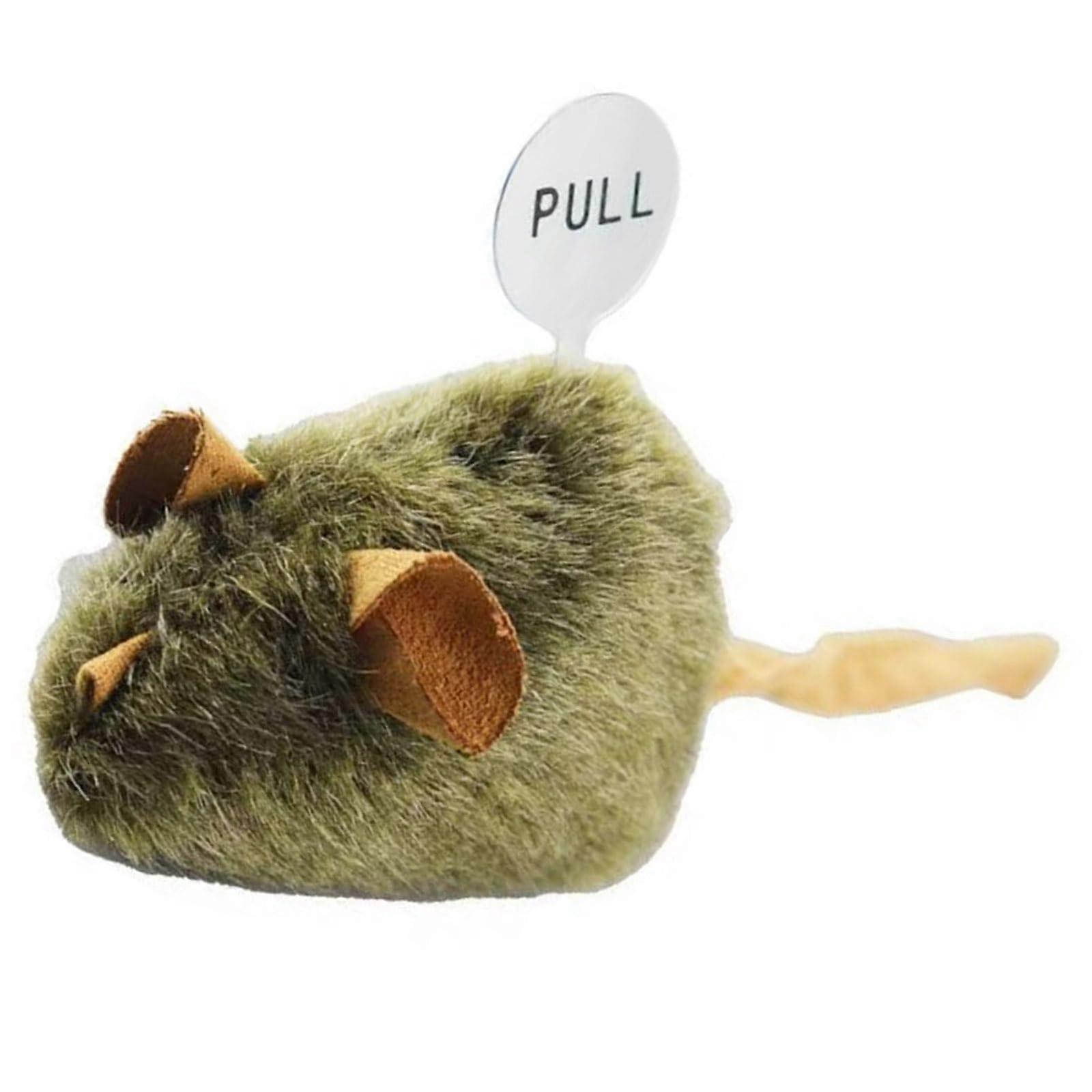 Plush Squeaky Plush Mice Cats Toy Automatic Electronic Moving Kitten Toy For Indoor Play And Exercise